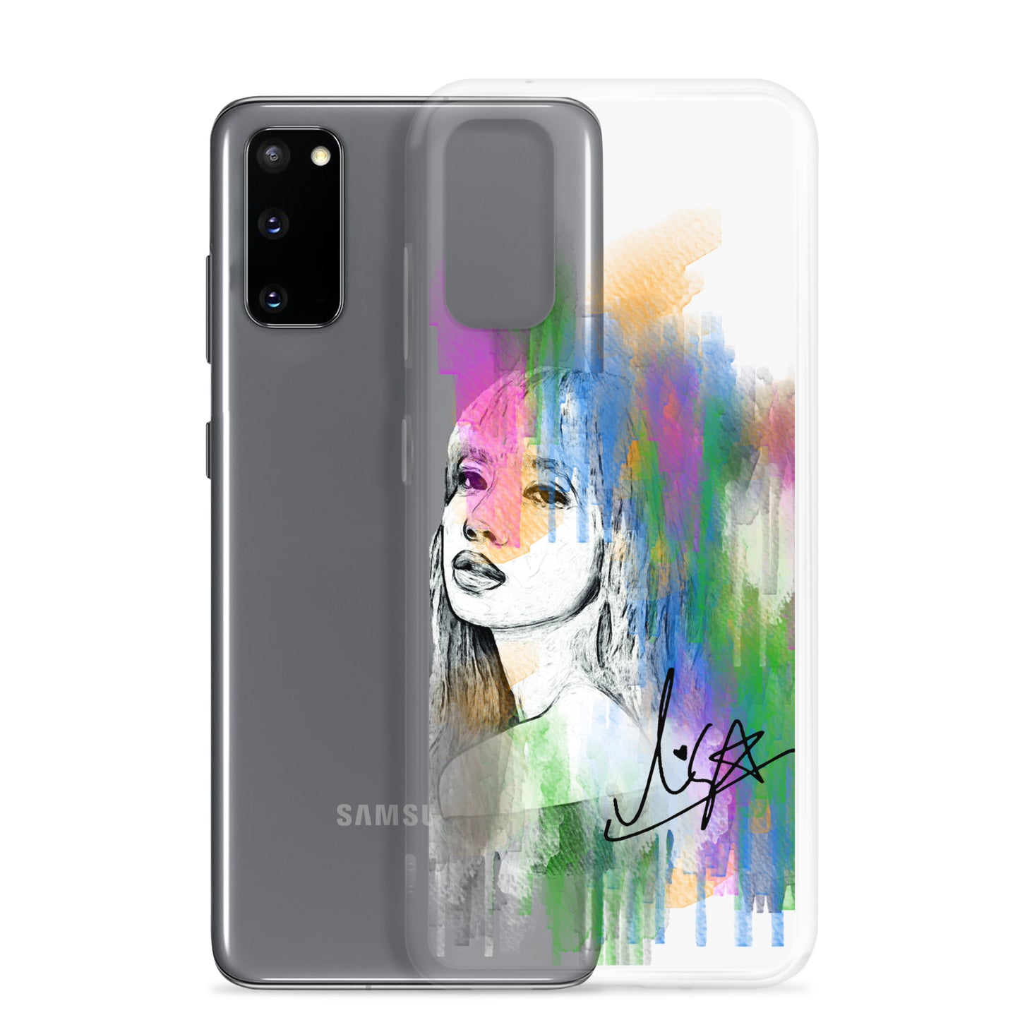 BLACKPINK Lisa, Lalisa Manobal Waterpaint portrait Samsung Case