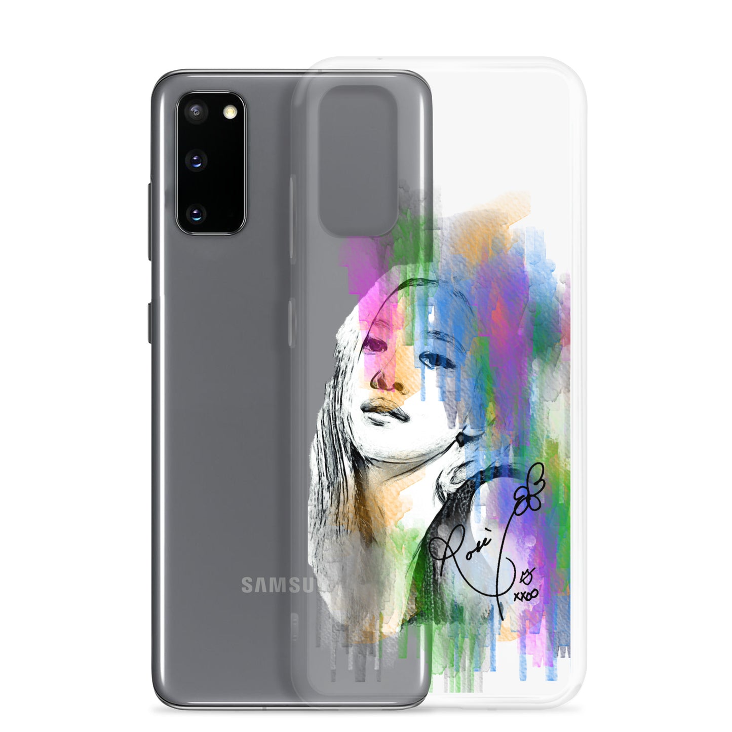 BLACKPINK Rosé, Roseanne Park Waterpaint portrait Samsung Case