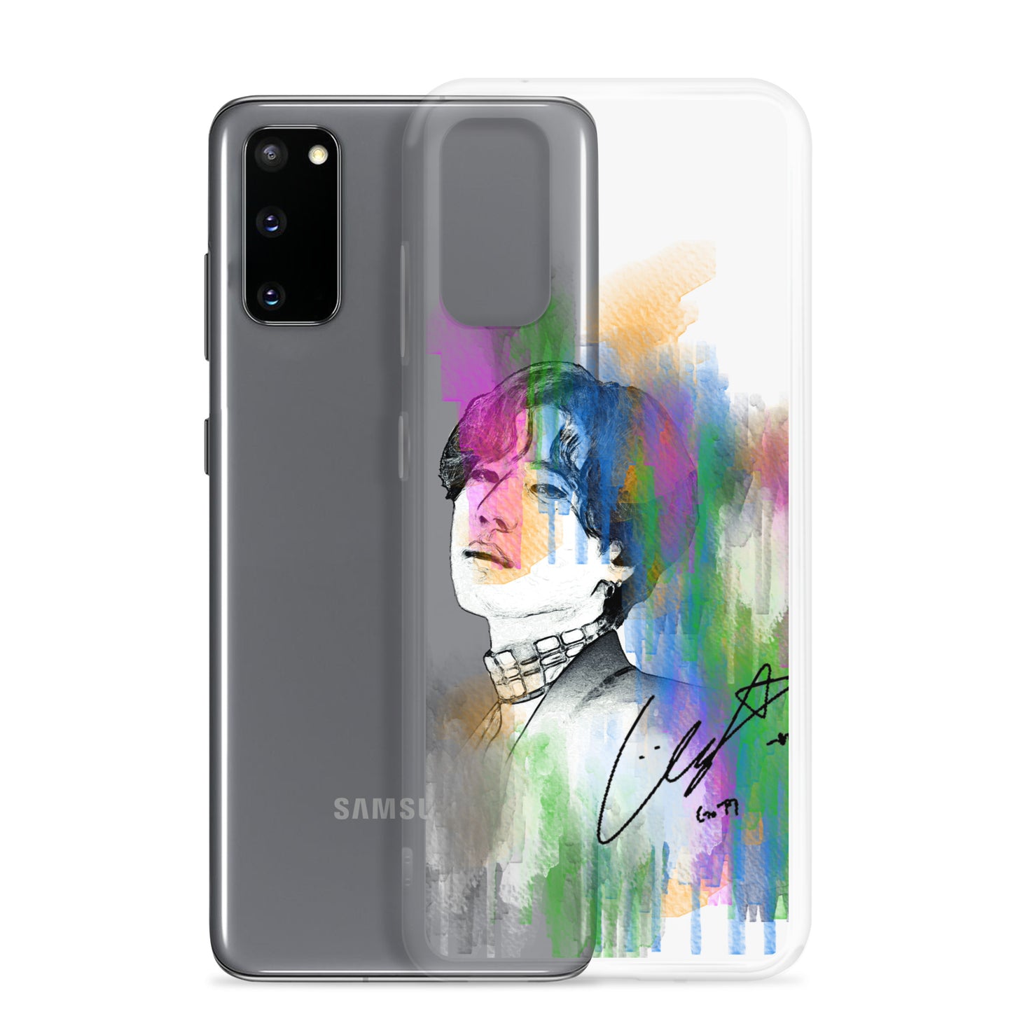 GOT7 Yugyeom, Kim Yu-gyeom Waterpaint portrait Samsung Case