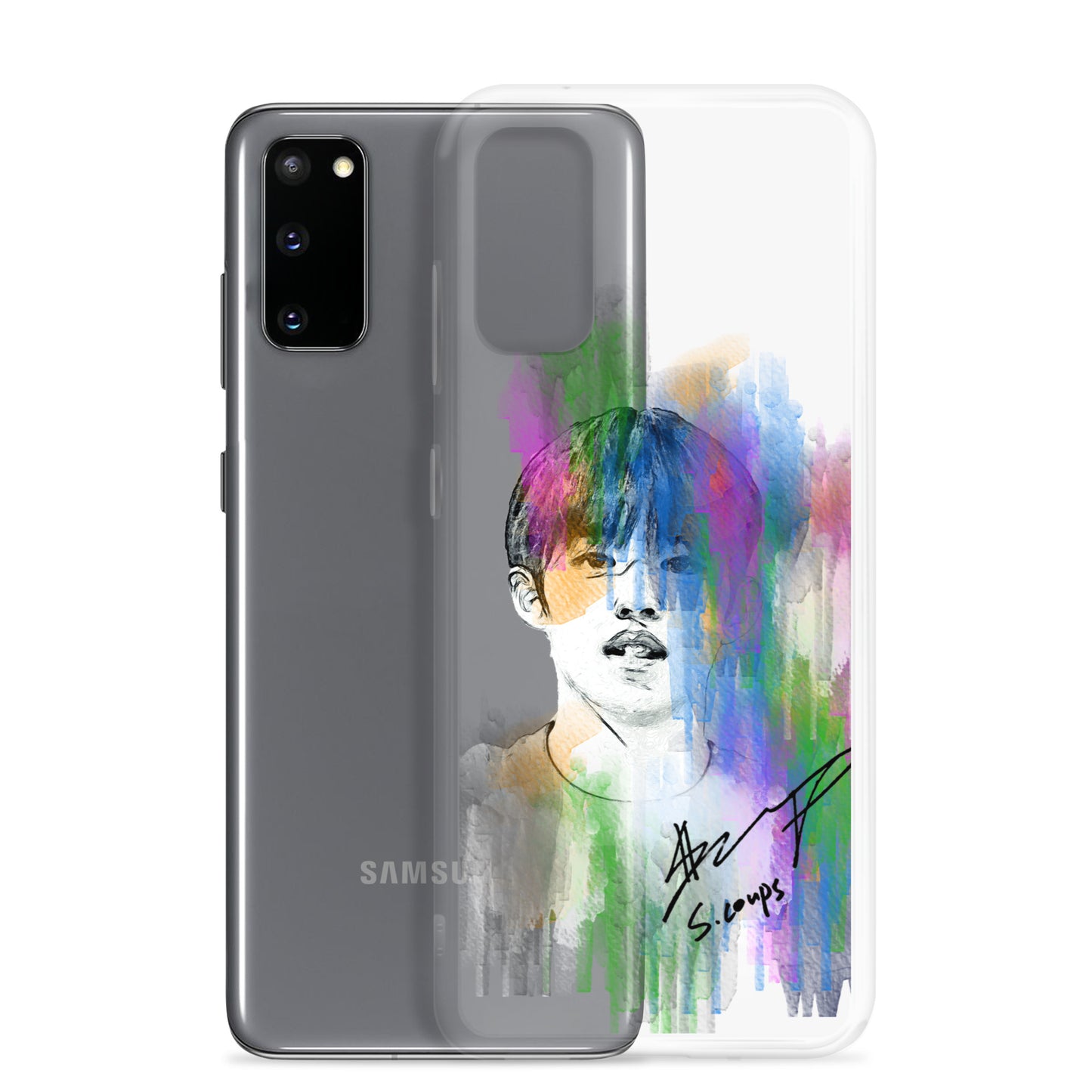 SEVENTEEN S.Coups, Choi Seung Cheol Waterpaint portrait Samsung Case