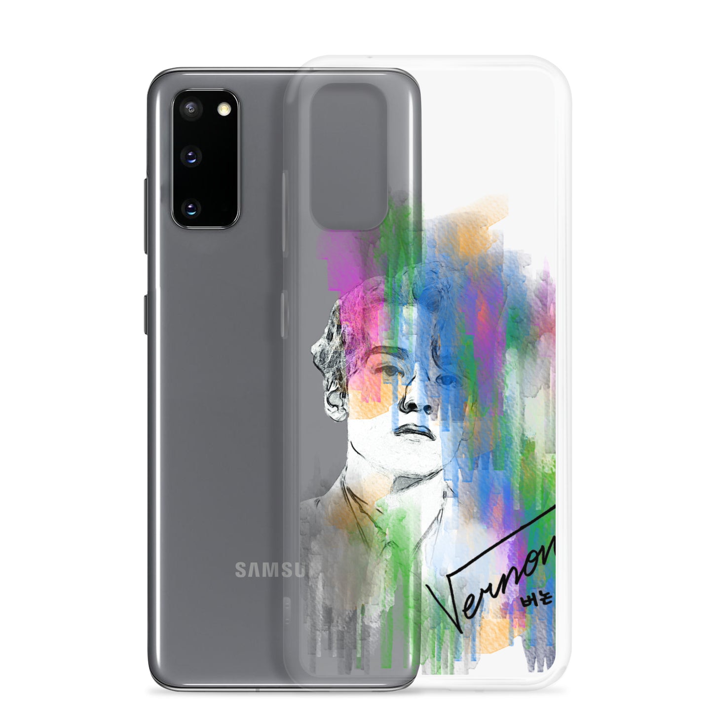 SEVENTEEN Vernon, Hansol Vernon Chwe Waterpaint portrait Samsung Case