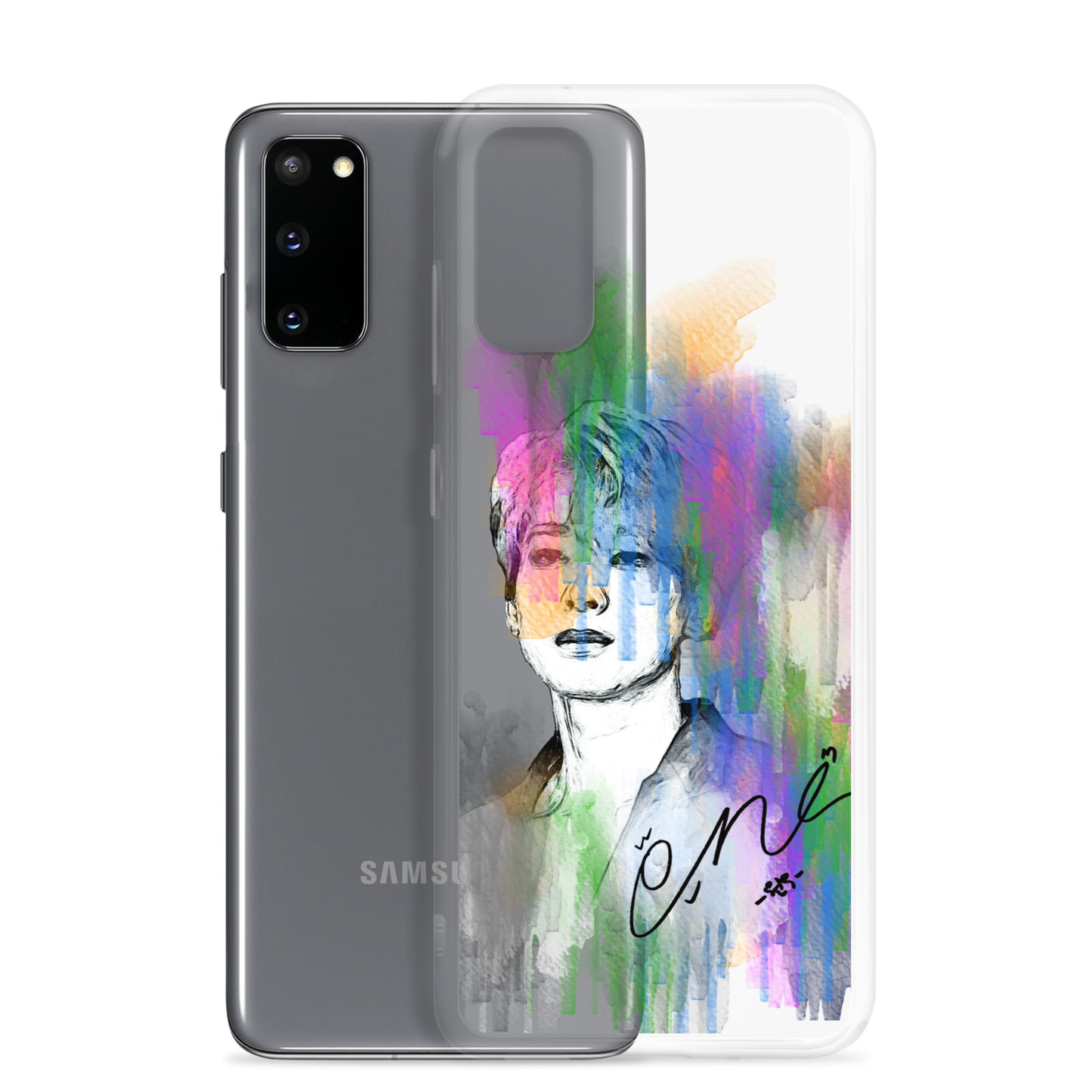 SEVENTEEN Wonwoo, Jeon Won-woo Waterpaint portrait Samsung Case