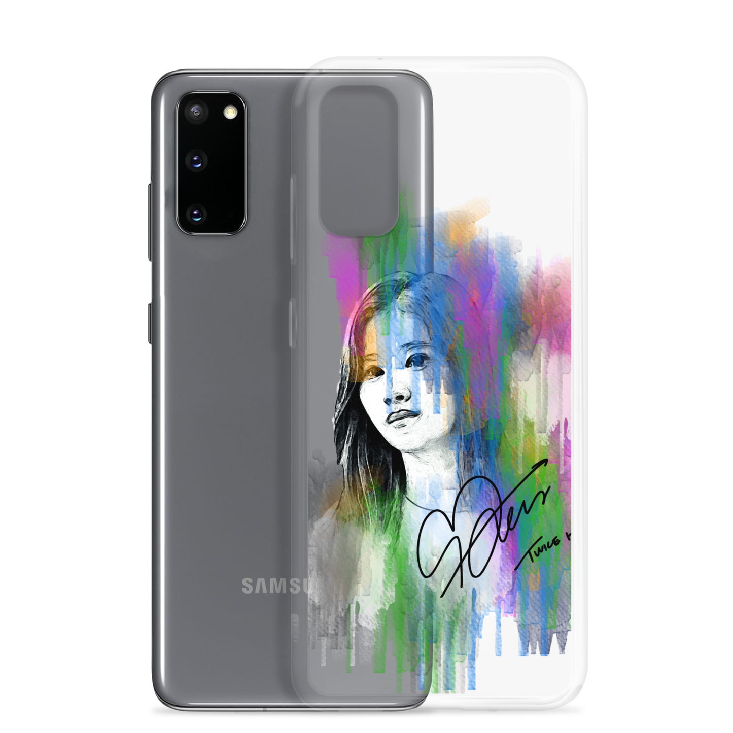 TWICE Sana, Minatozaki Sana Waterpaint portrait Samsung Case