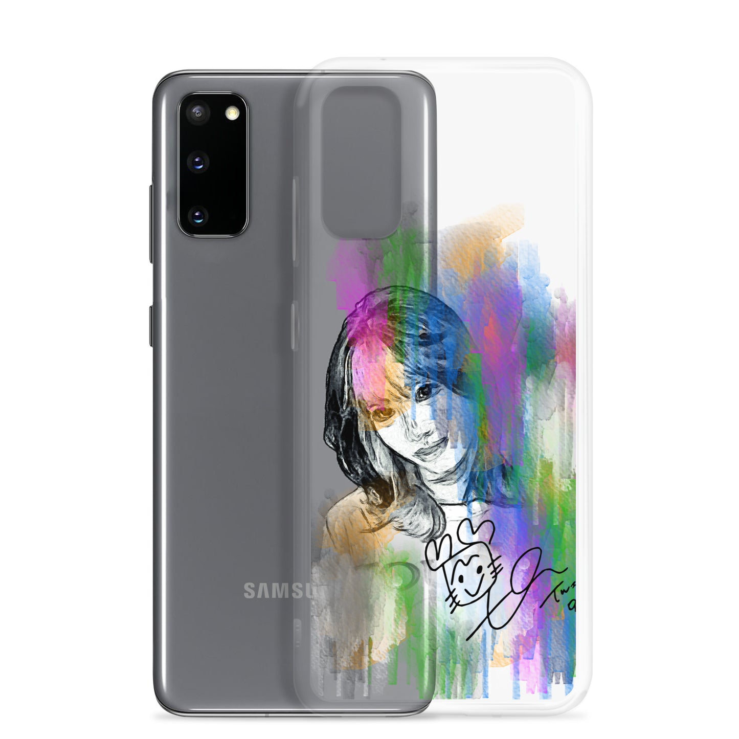 TWICE Momo , Hirai Momo Waterpaint portrait Samsung Case