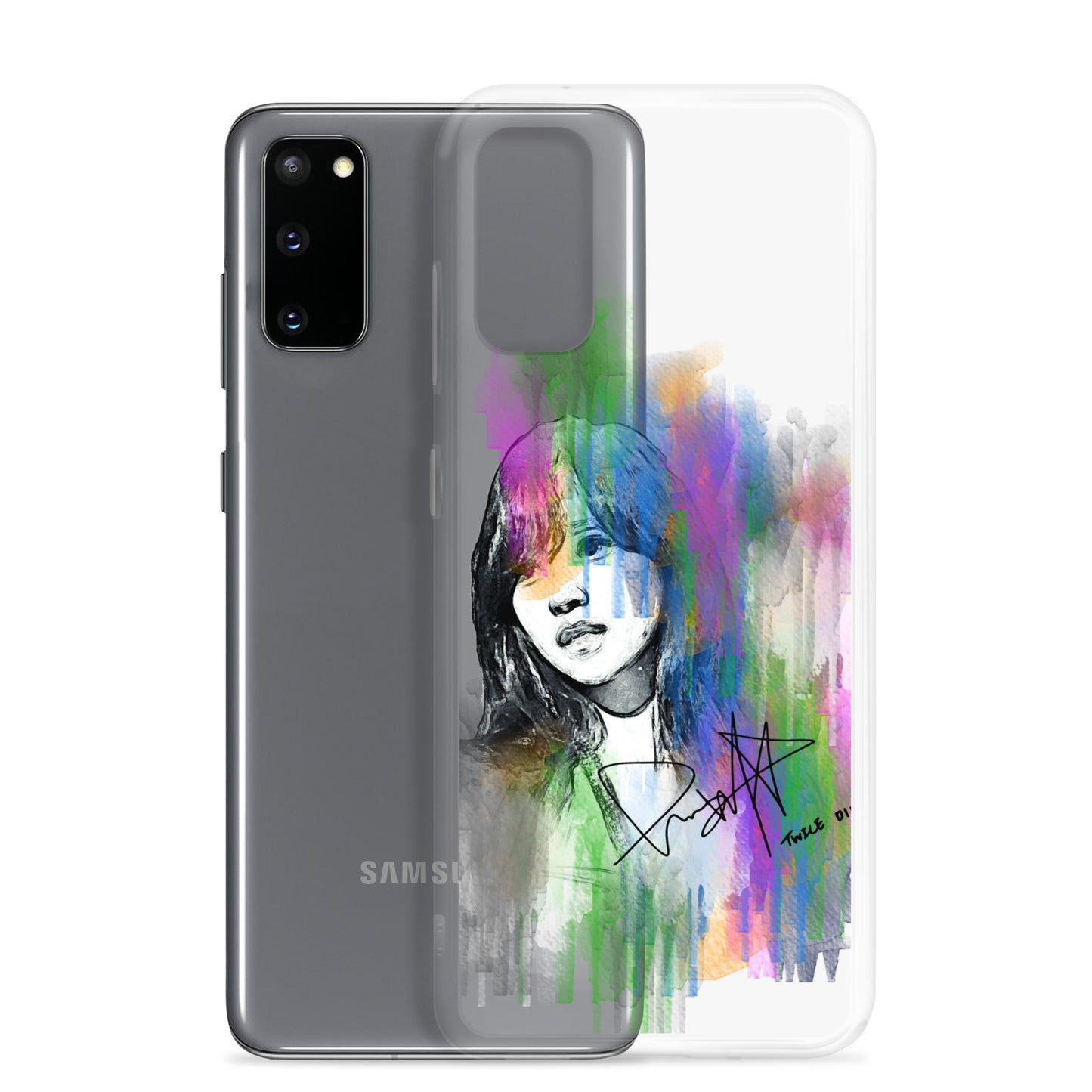 TWICE Mina, Mina Sharon Myoi Waterpaint portrait Samsung Case