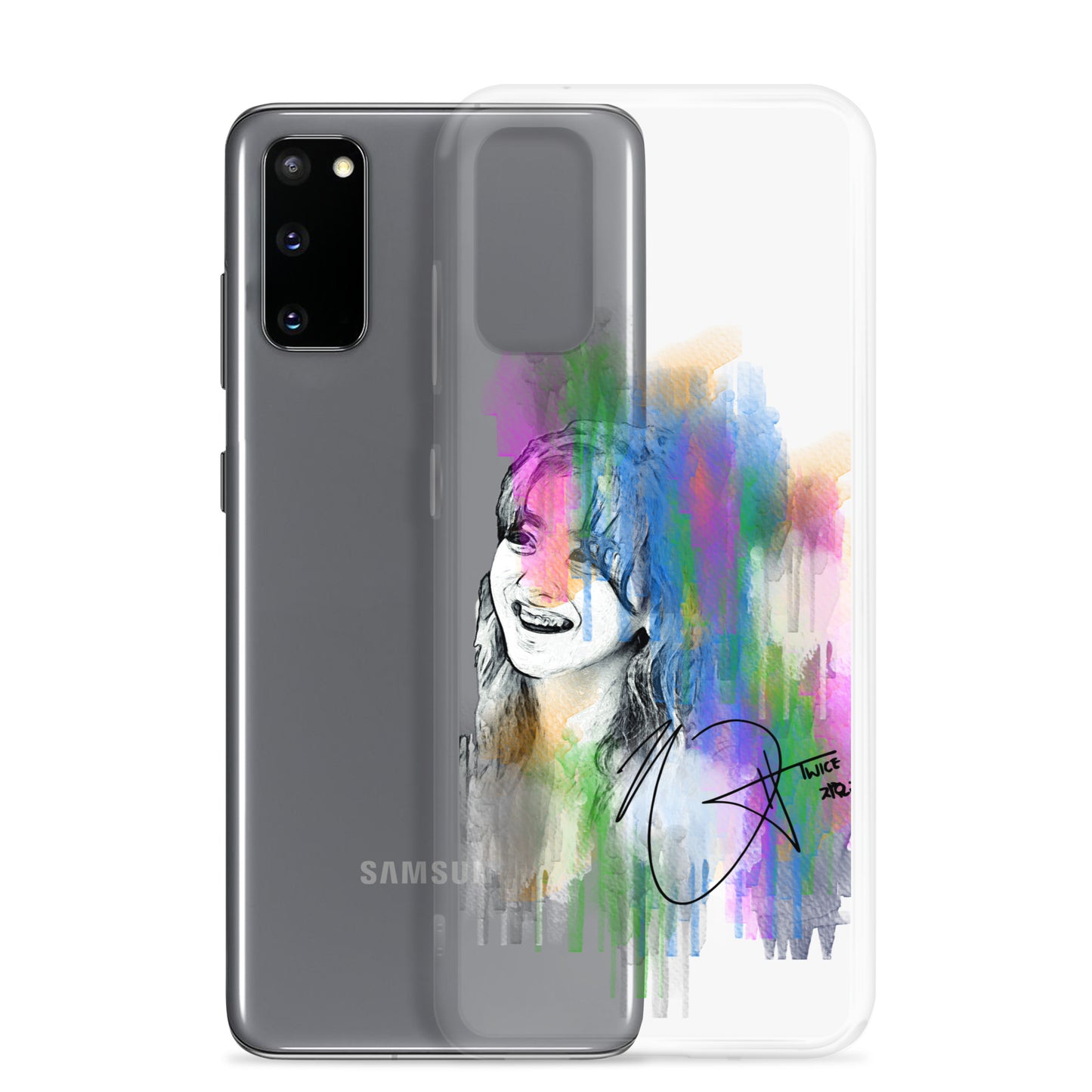 TWICE Jihyo, Park Ji-hyo Waterpaint portrait Samsung Case