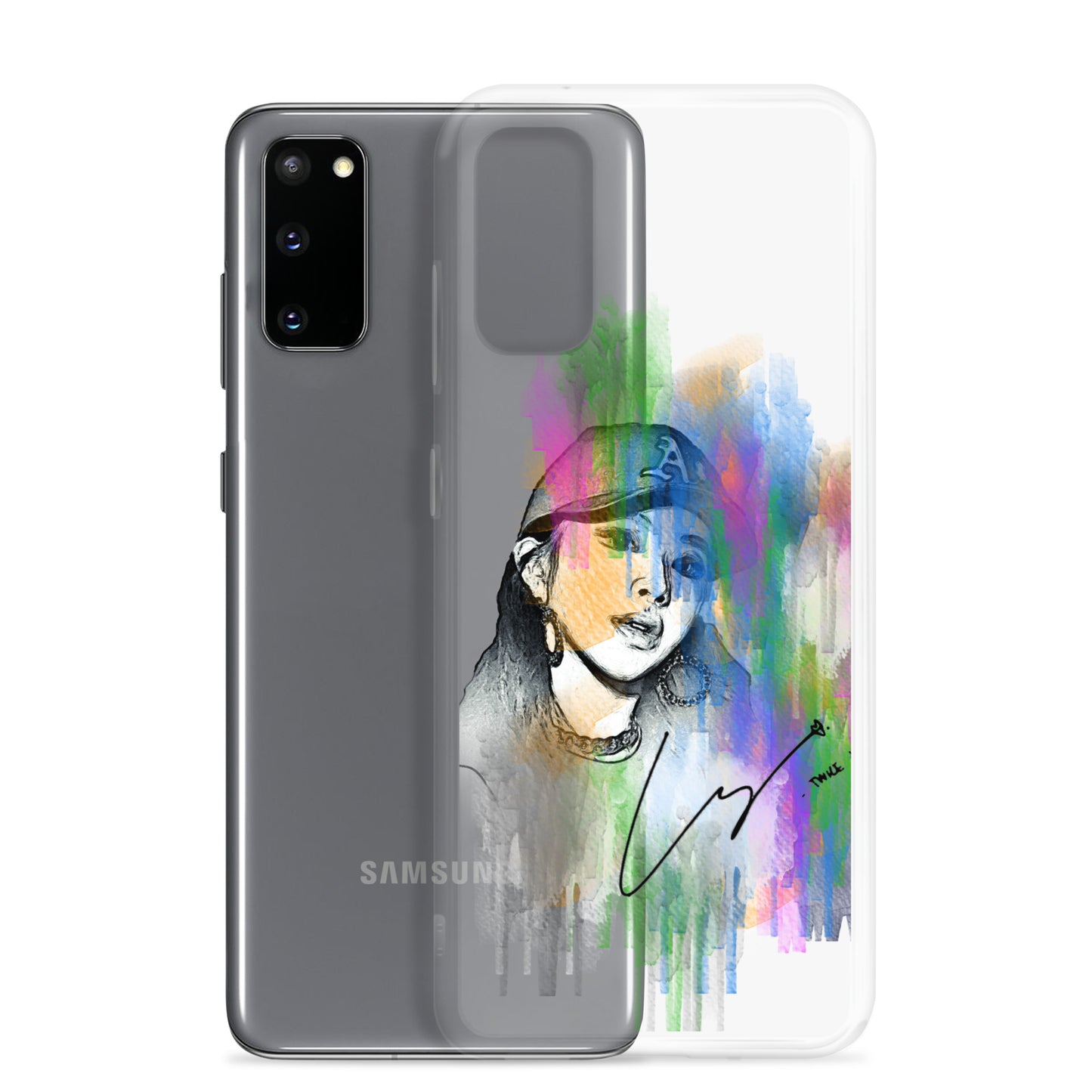 TWICE Chaeyoung, Son Chae-young Waterpaint portrait Samsung Case