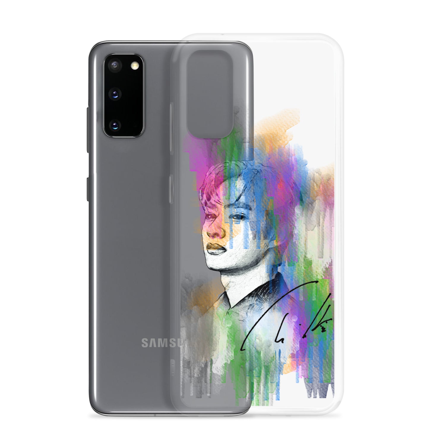 SEVENTEEN Jun, Wen Junhui Waterpaint portrait Samsung Case