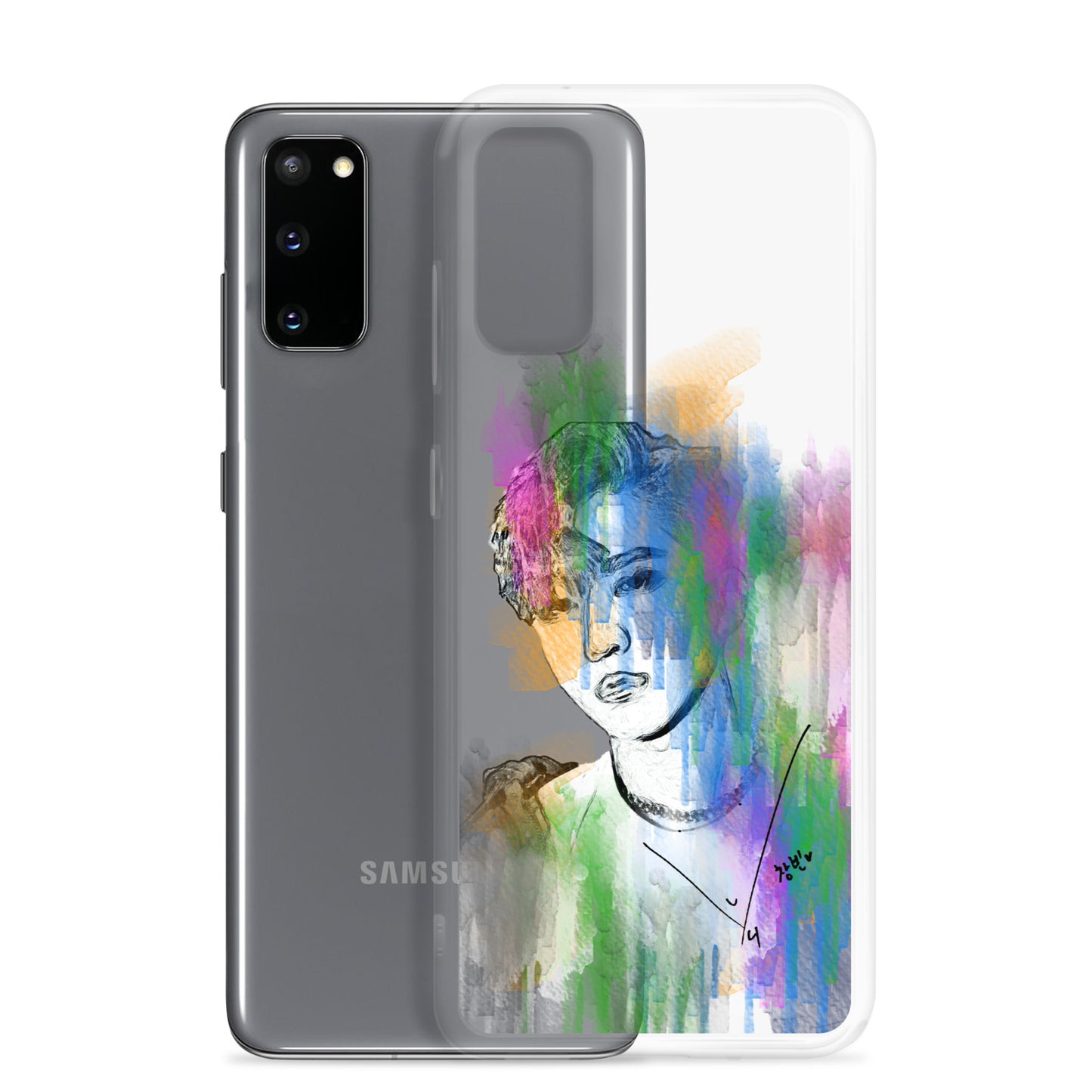 Stray Kids Changbin, Seo Chang-bin Waterpaint portrait Samsung Case