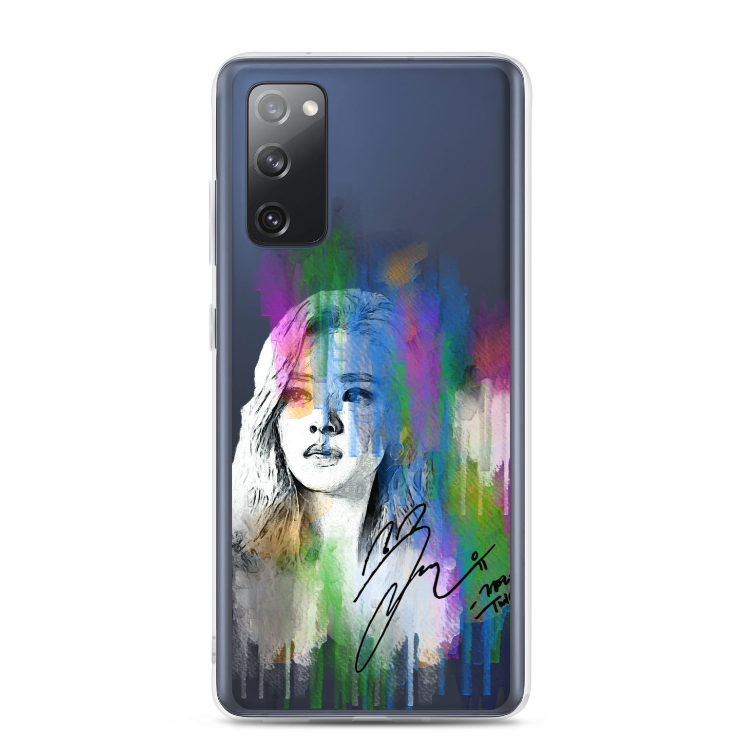 TWICE Jeongyeon, Yoo Jeong-yeon Waterpaint portrait Samsung Case