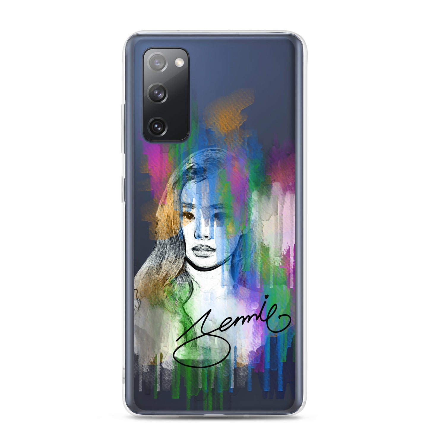 BLACKPINK Jennie, Kim Jennie Waterpaint portrait Samsung Case