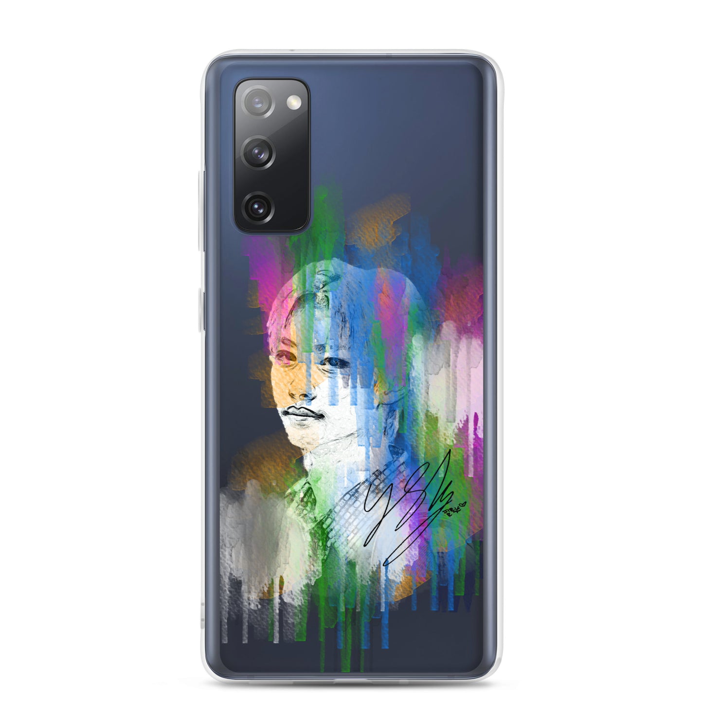 Stray Kids Felix, Lee Felix Waterpaint portrait Samsung Case