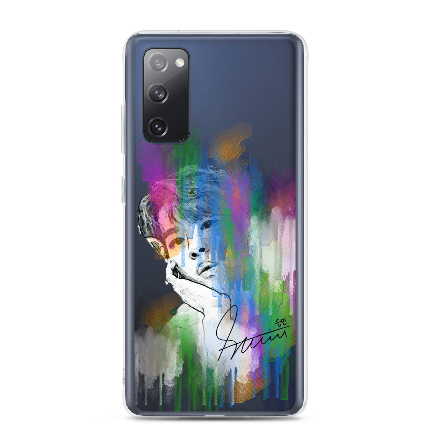 Stray Kids Seungmin, Kim Seung-min Waterpaint portrait Samsung Case