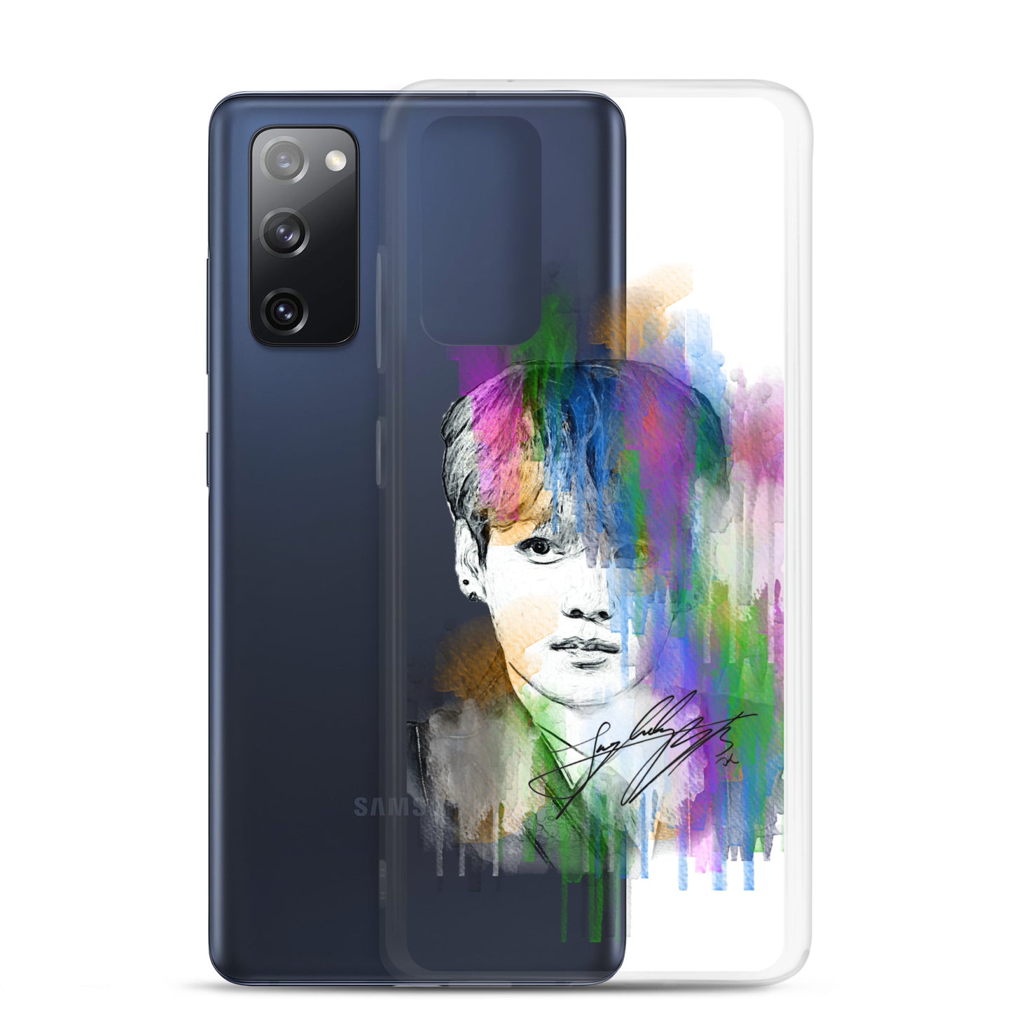 BTS Jungkook, Jeon Jung-kook Waterpaint portrait Samsung Case