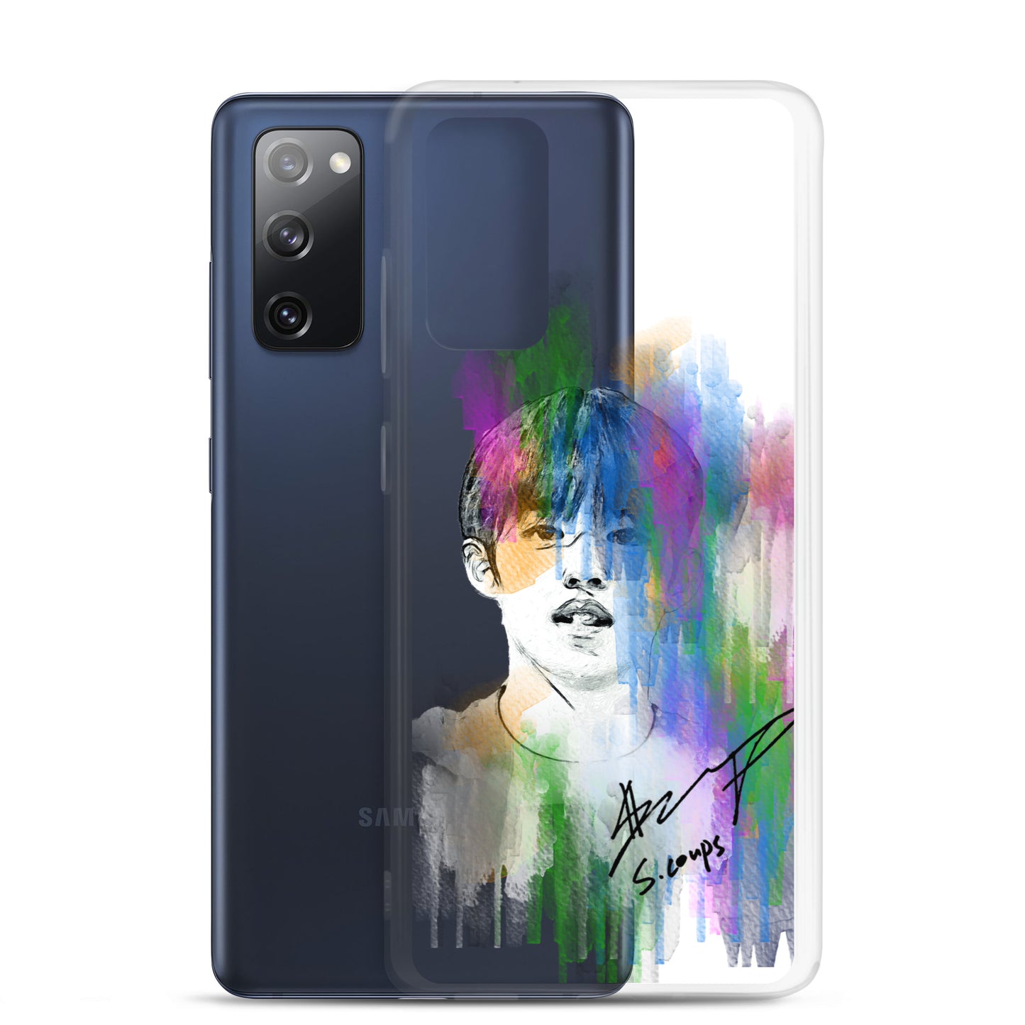 SEVENTEEN S.Coups, Choi Seung Cheol Waterpaint portrait Samsung Case