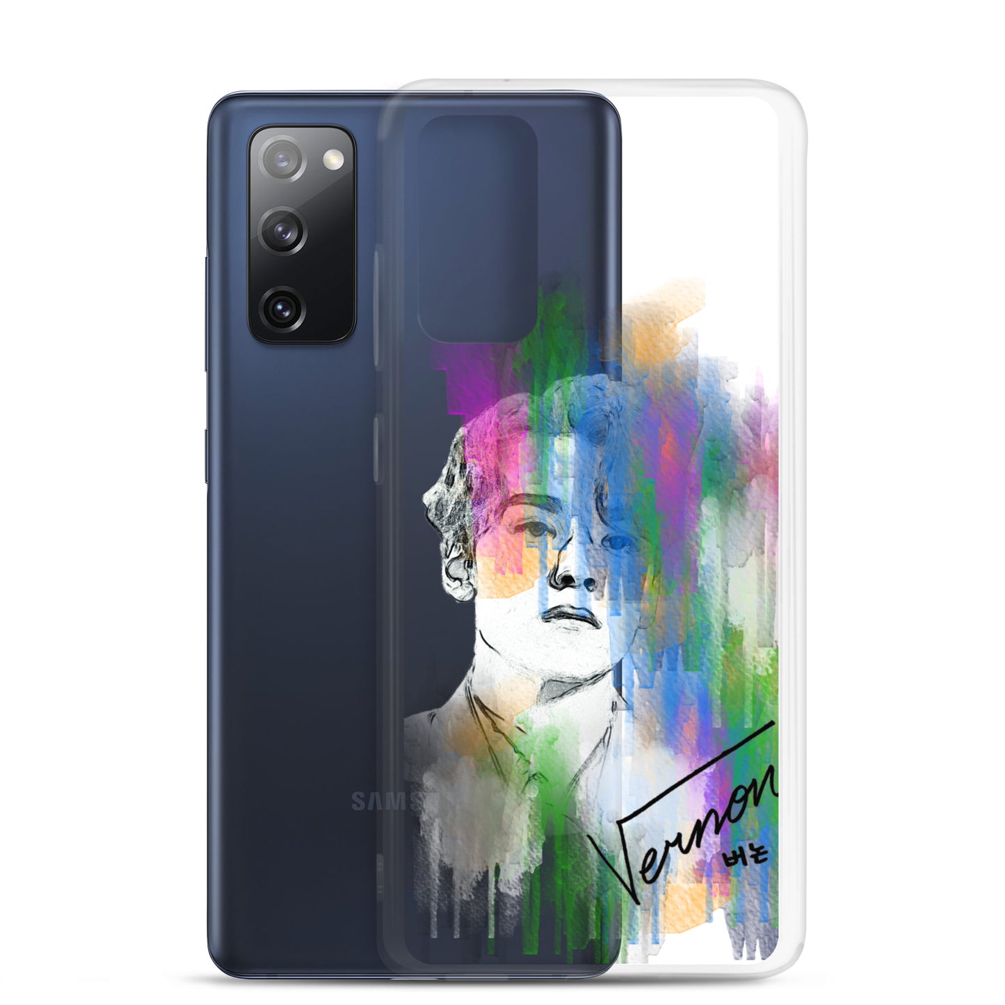 SEVENTEEN Vernon, Hansol Vernon Chwe Waterpaint portrait Samsung Case