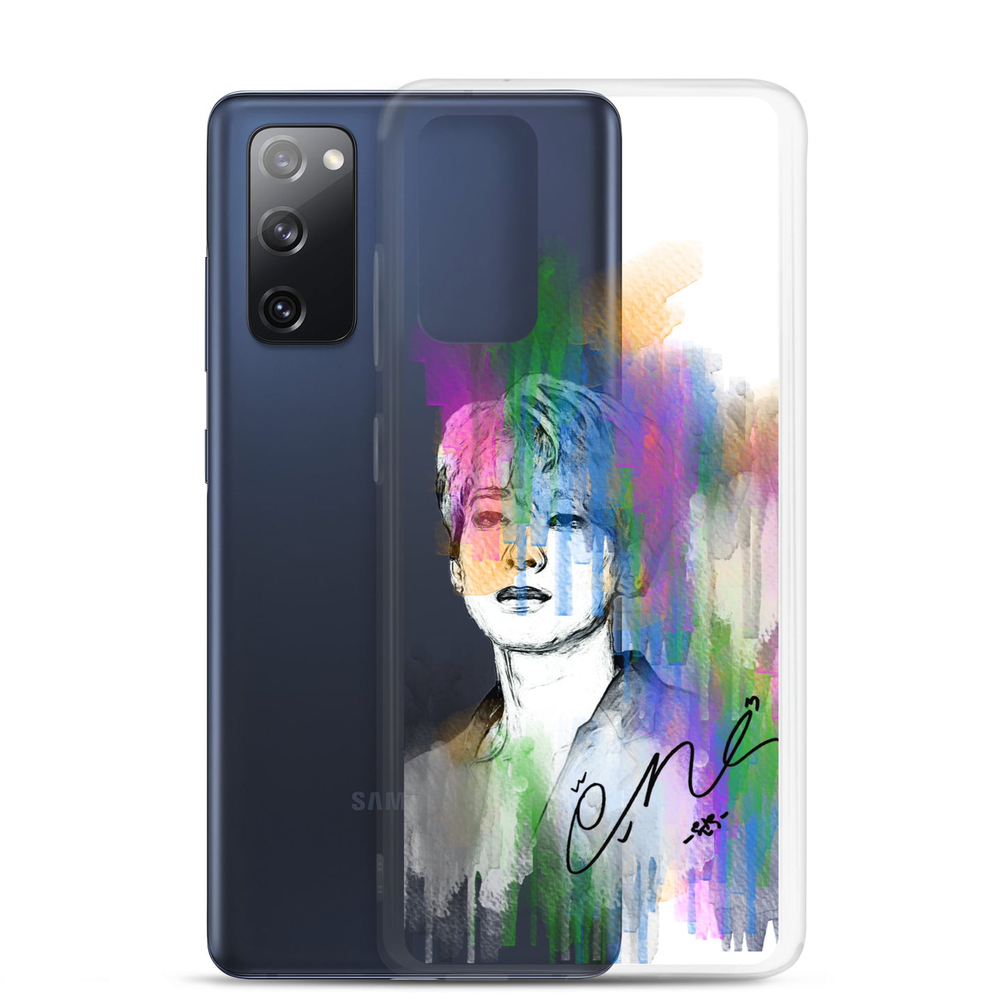 SEVENTEEN Wonwoo, Jeon Won-woo Waterpaint portrait Samsung Case