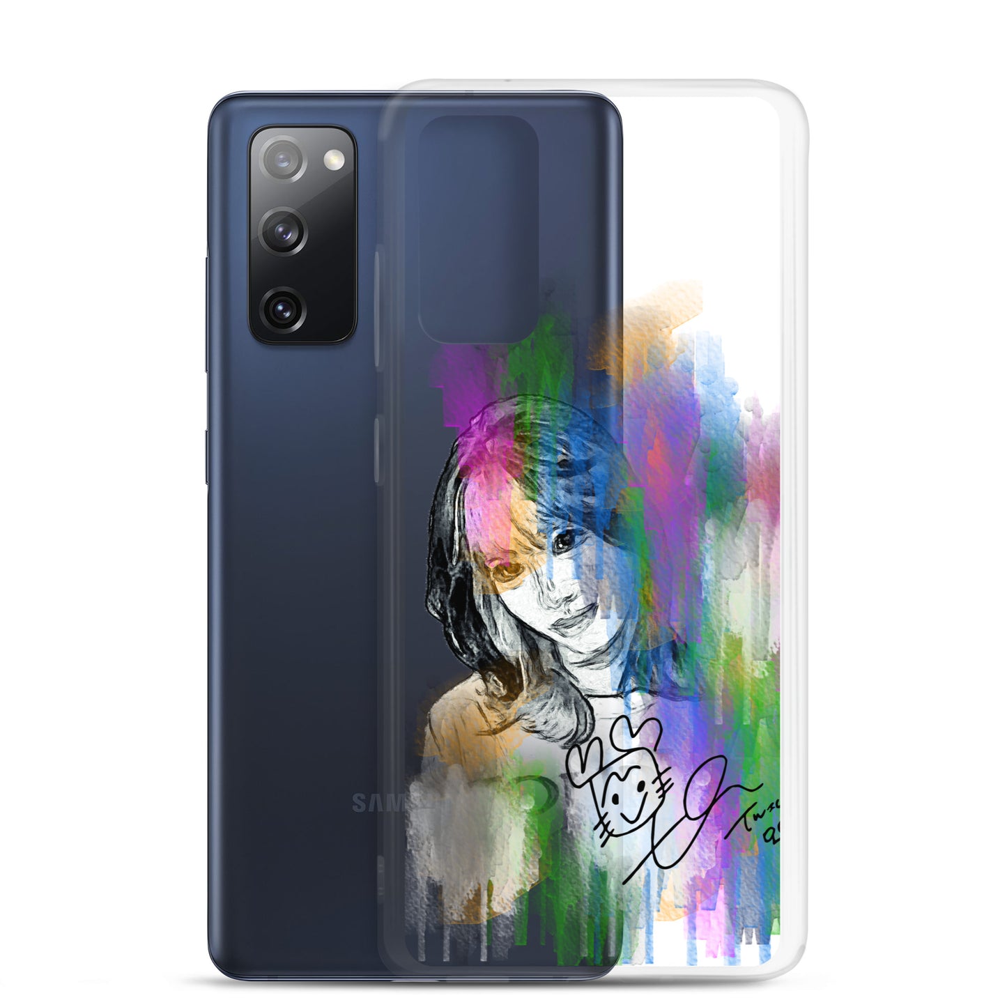 TWICE Momo , Hirai Momo Waterpaint portrait Samsung Case