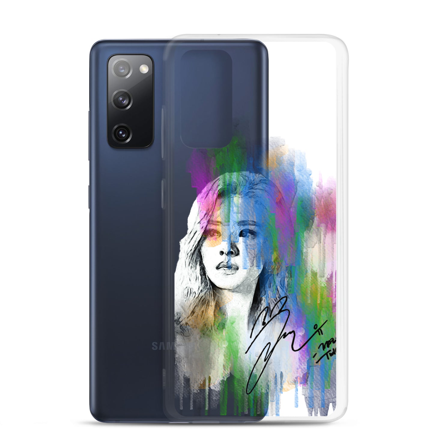 TWICE Jeongyeon, Yoo Jeong-yeon Waterpaint portrait Samsung Case