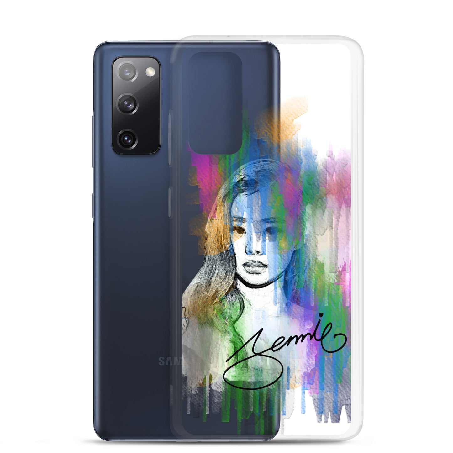 BLACKPINK Jennie, Kim Jennie Waterpaint portrait Samsung Case