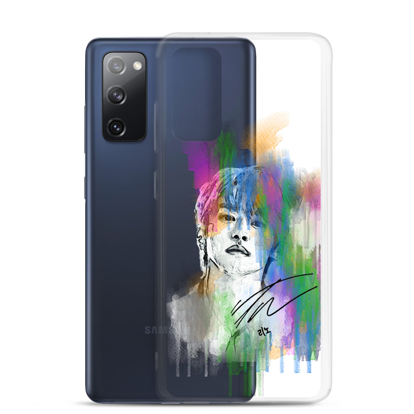 Stray Kids Lee Know, Lee Min-ho Waterpaint portrait Samsung Case