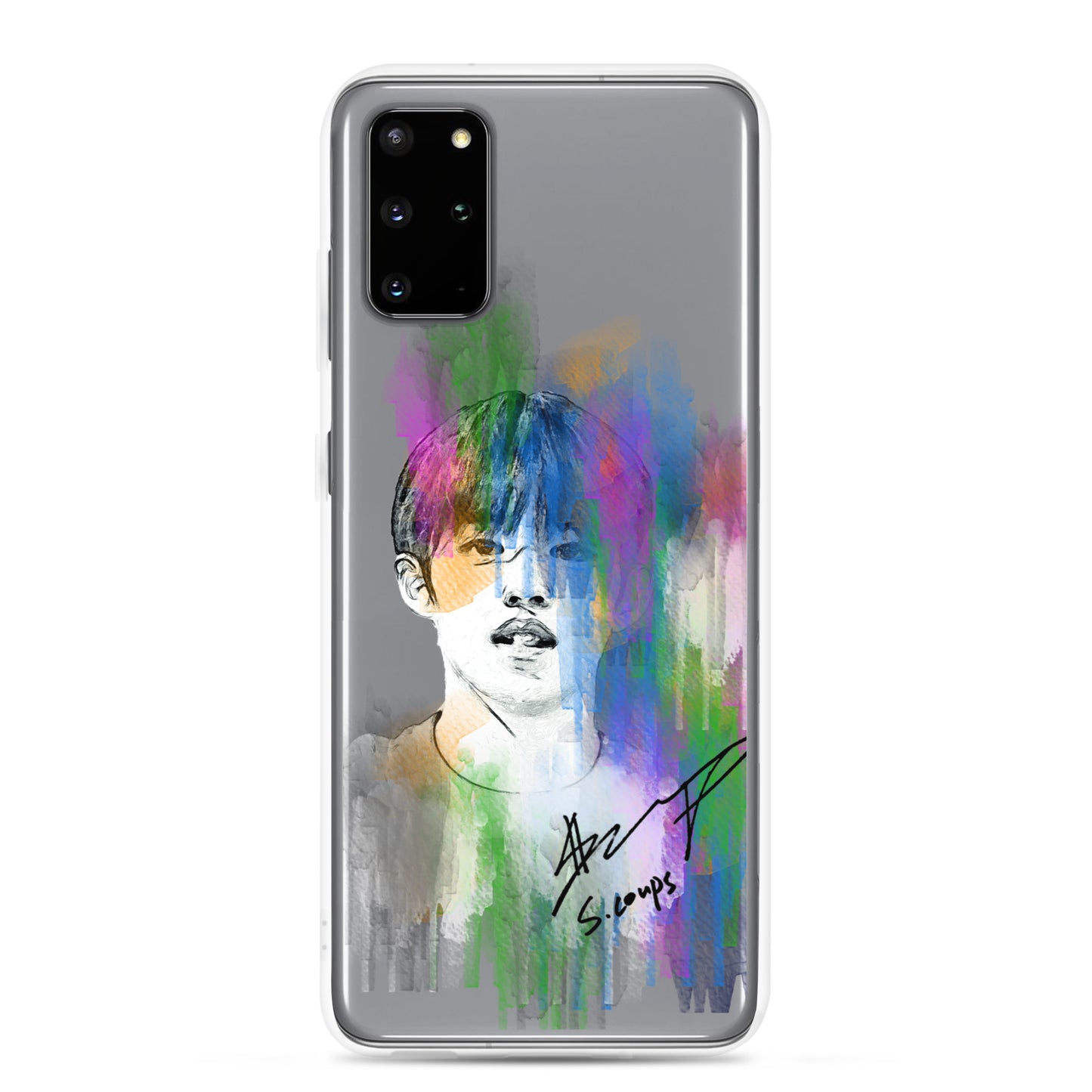 SEVENTEEN S.Coups, Choi Seung Cheol Waterpaint portrait Samsung Case