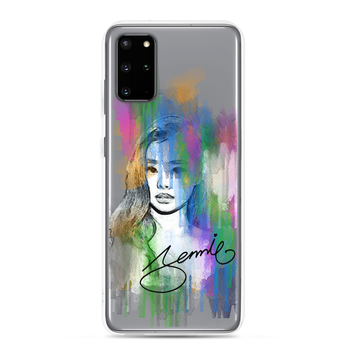 BLACKPINK Jennie, Kim Jennie Waterpaint portrait Samsung Case