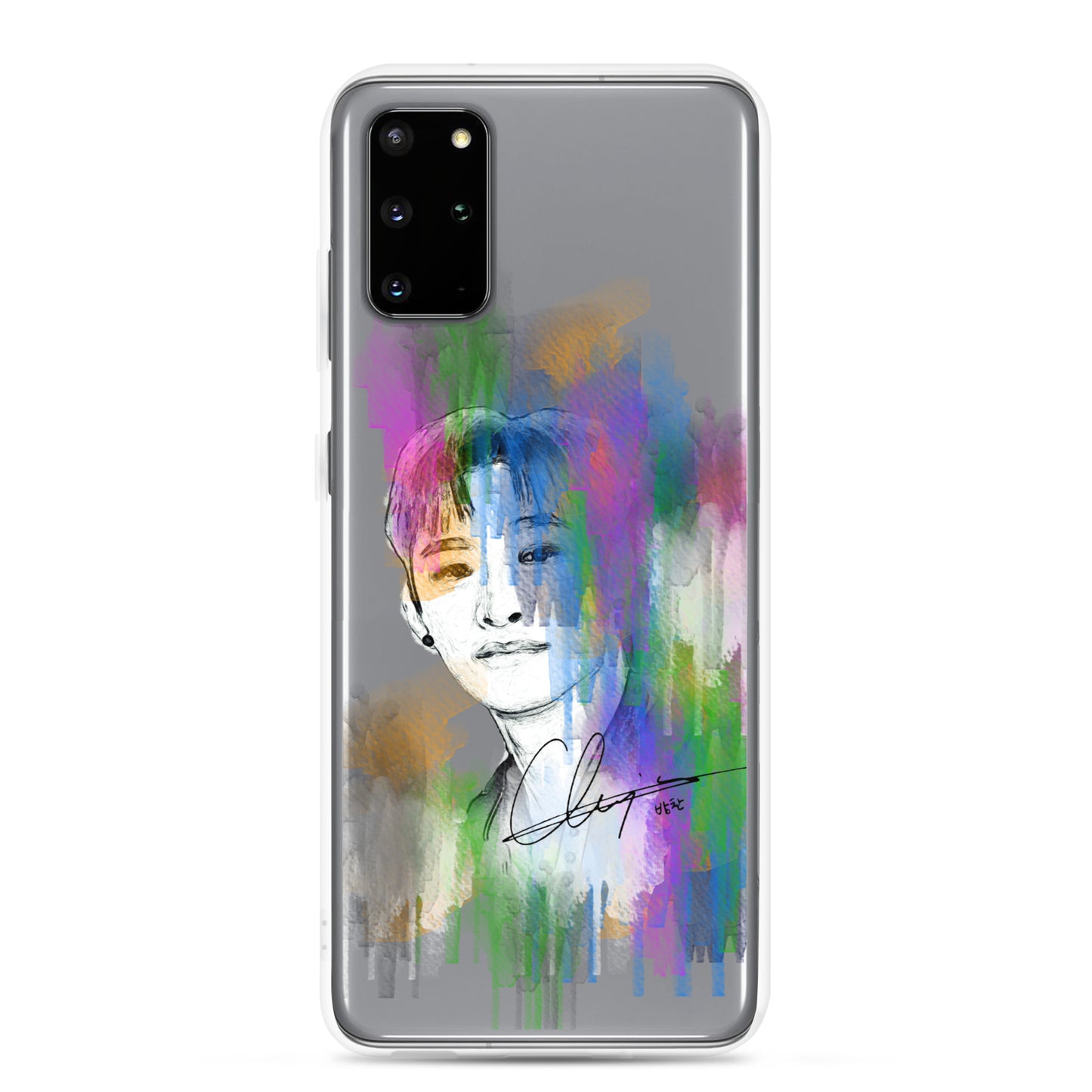 Stray Kids Bang Chan, Christopher Bang Waterpaint portrait Samsung Case