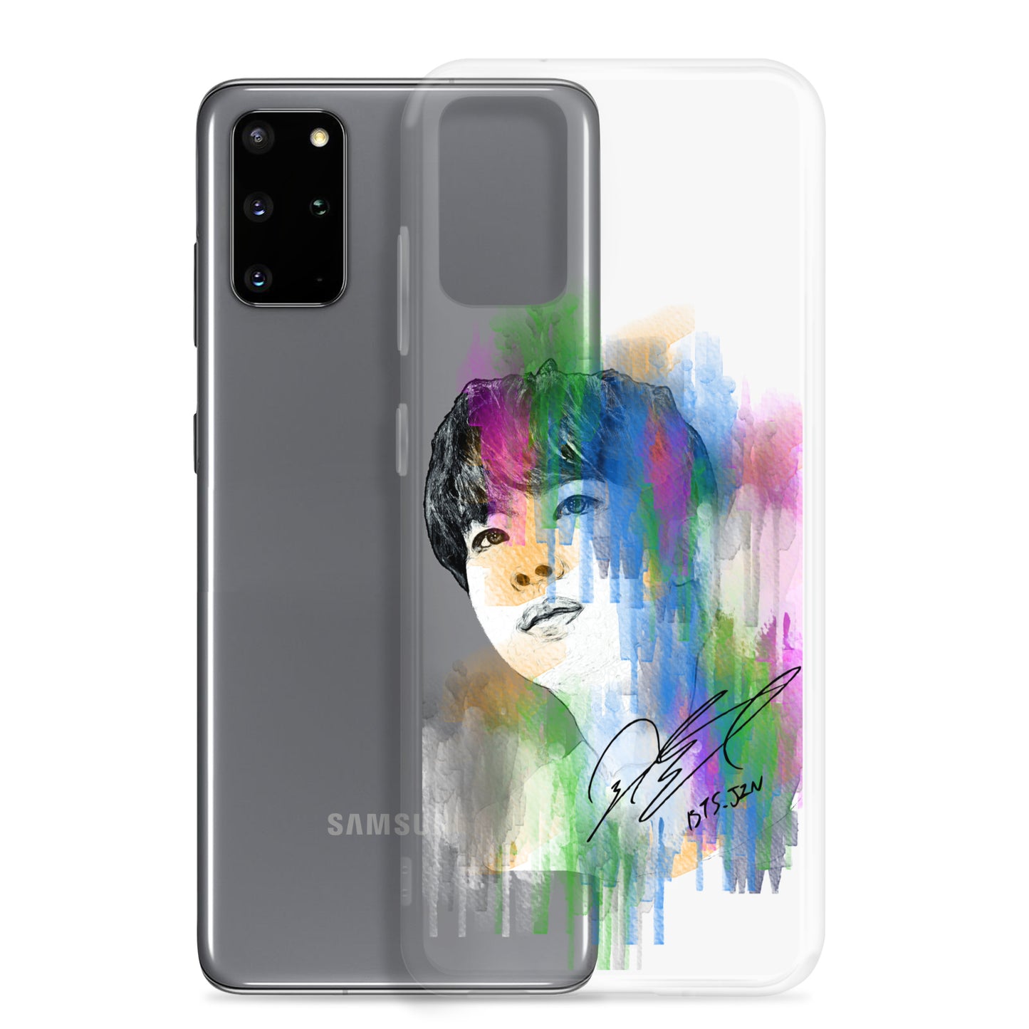 BTS Jin, Kim Seok-jin Waterpaint portrait Samsung Case