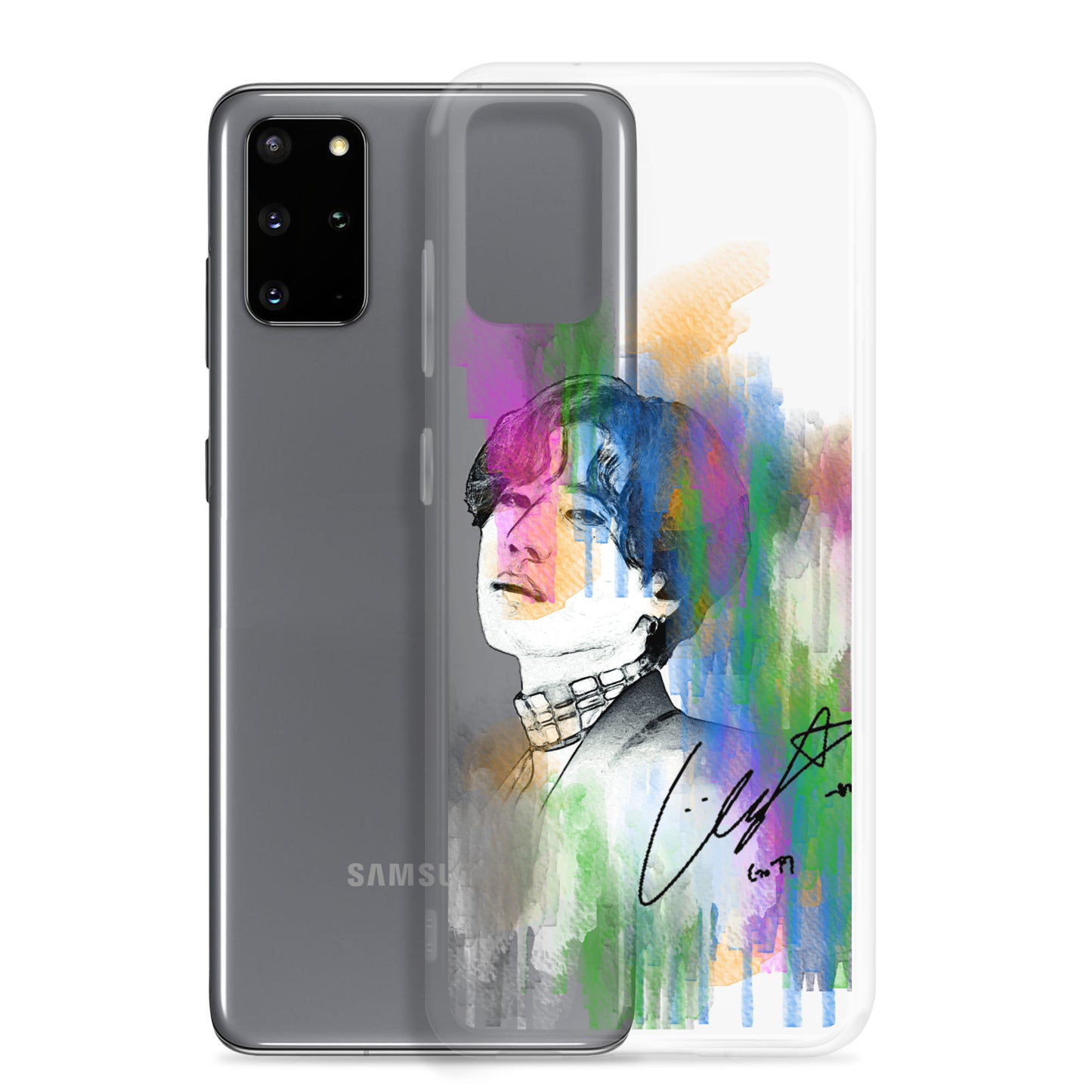 GOT7 Yugyeom, Kim Yu-gyeom Waterpaint portrait Samsung Case