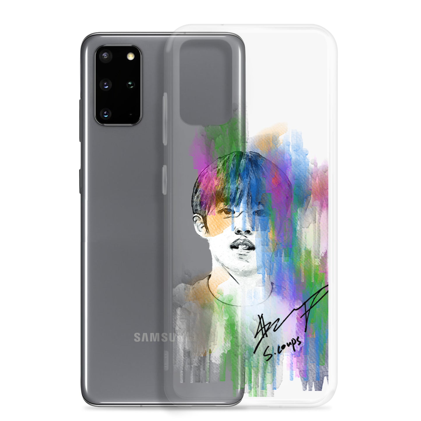 SEVENTEEN S.Coups, Choi Seung Cheol Waterpaint portrait Samsung Case