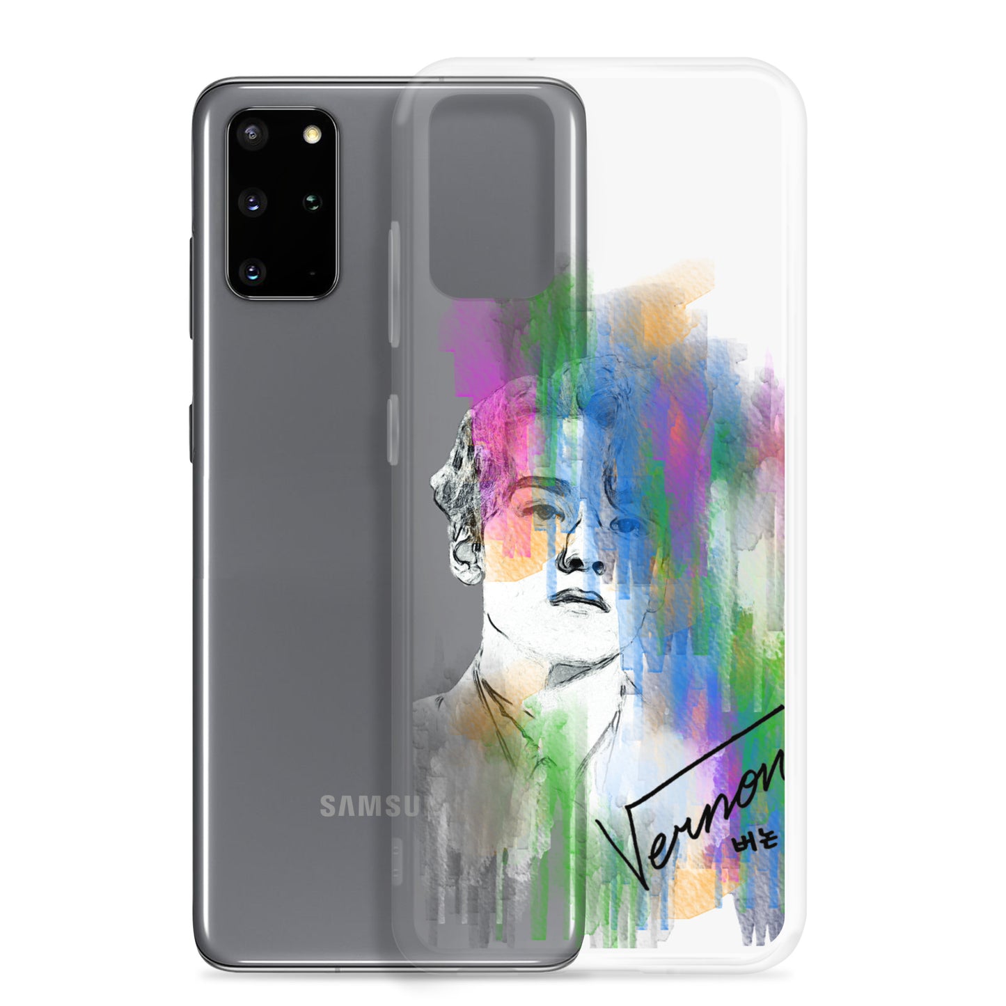 SEVENTEEN Vernon, Hansol Vernon Chwe Waterpaint portrait Samsung Case