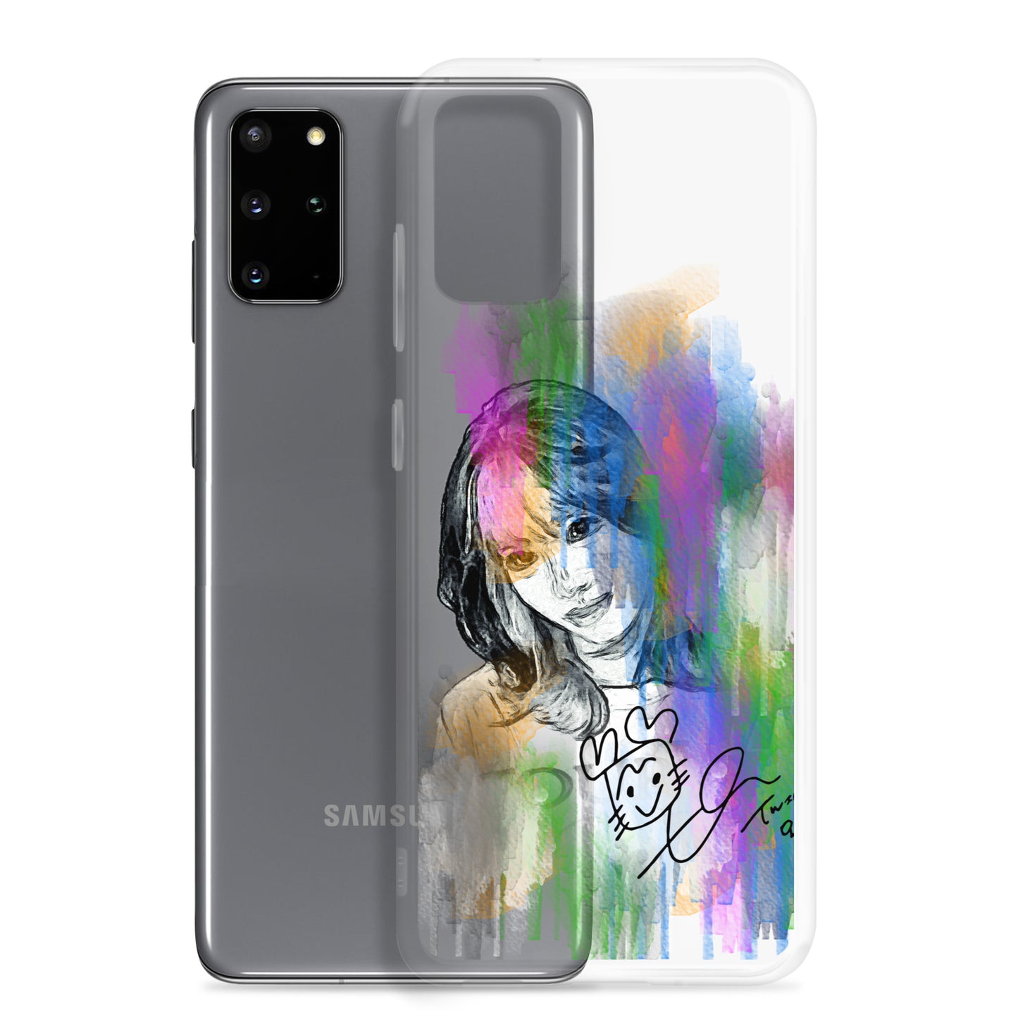 TWICE Momo , Hirai Momo Waterpaint portrait Samsung Case