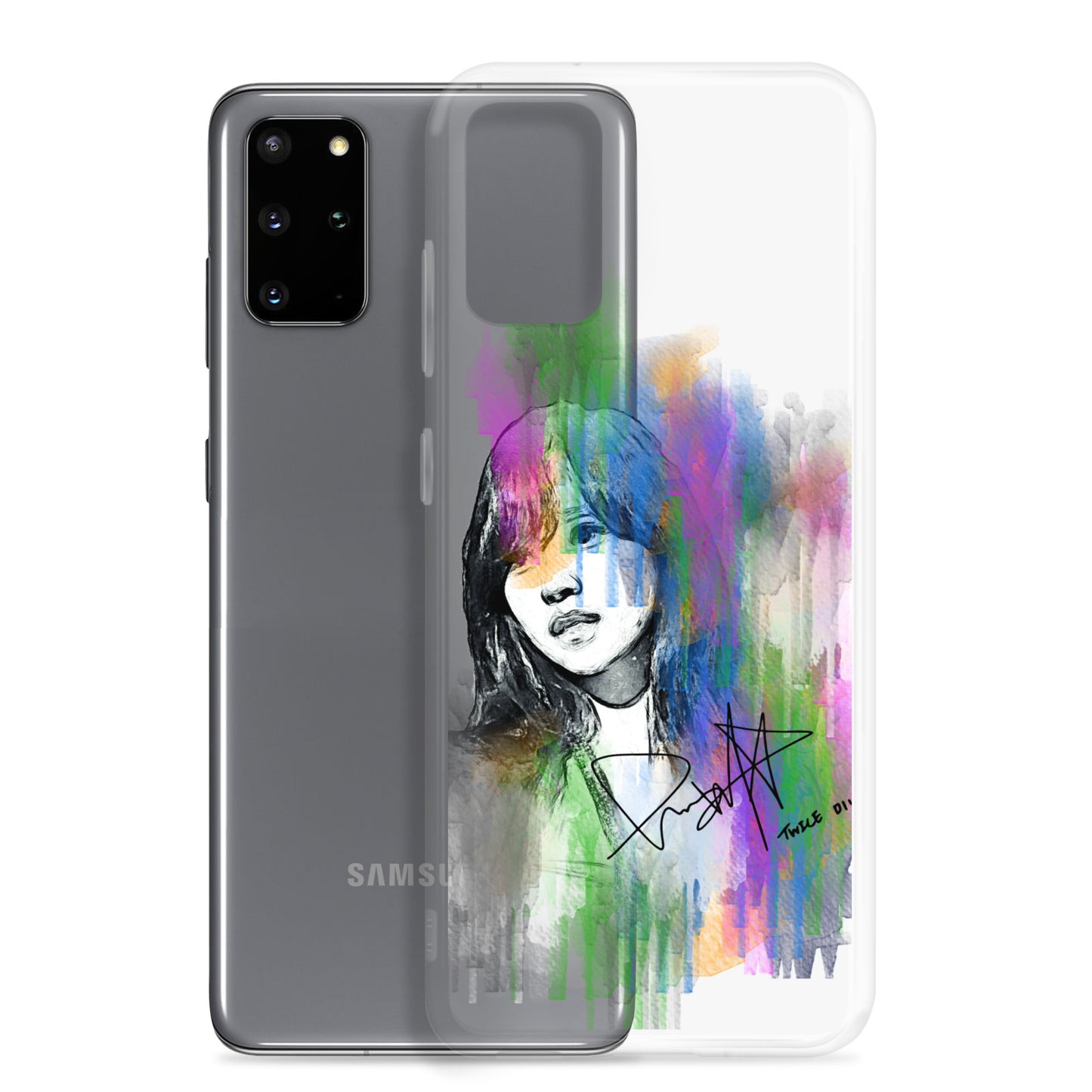 TWICE Mina, Mina Sharon Myoi Waterpaint portrait Samsung Case