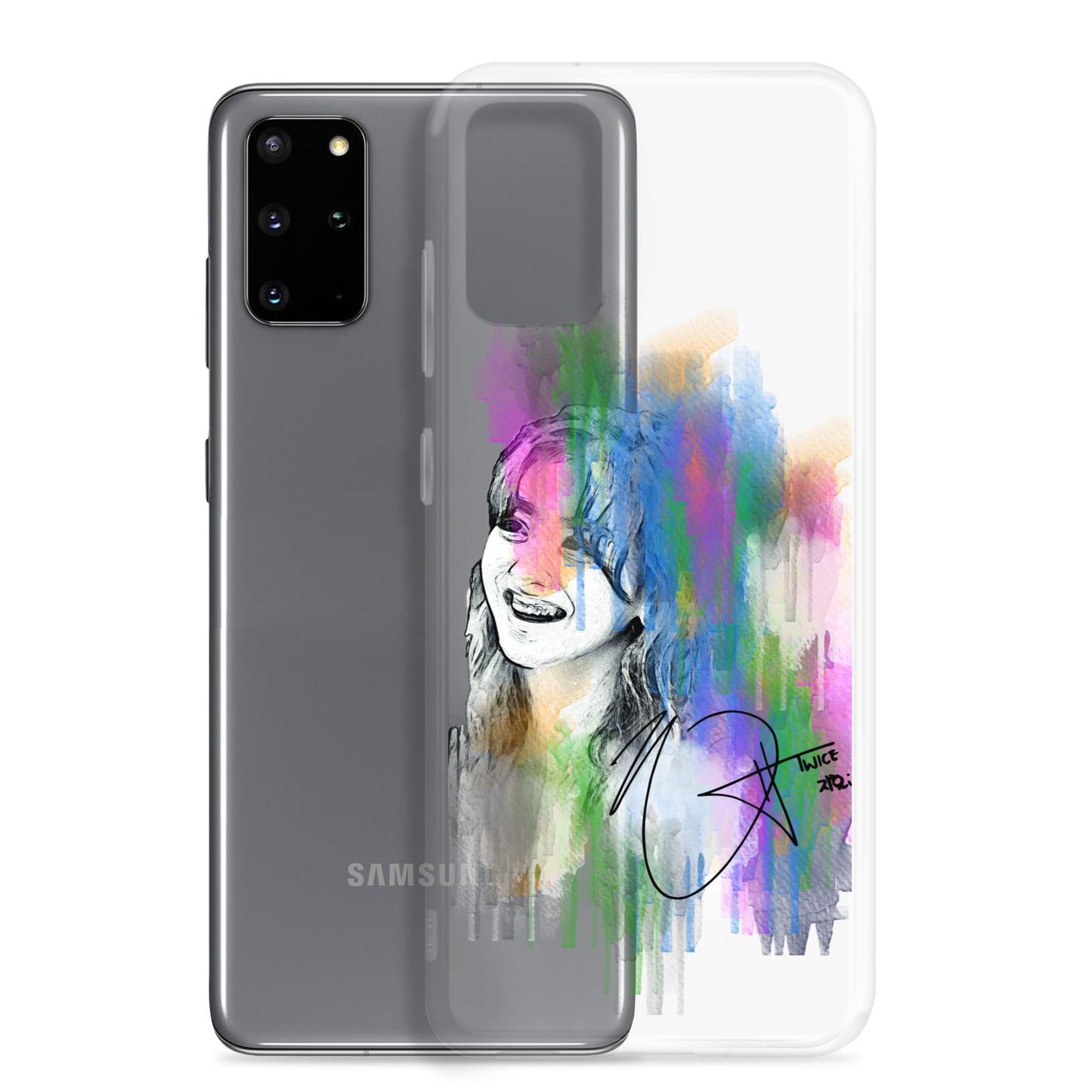 TWICE Jihyo, Park Ji-hyo Waterpaint portrait Samsung Case