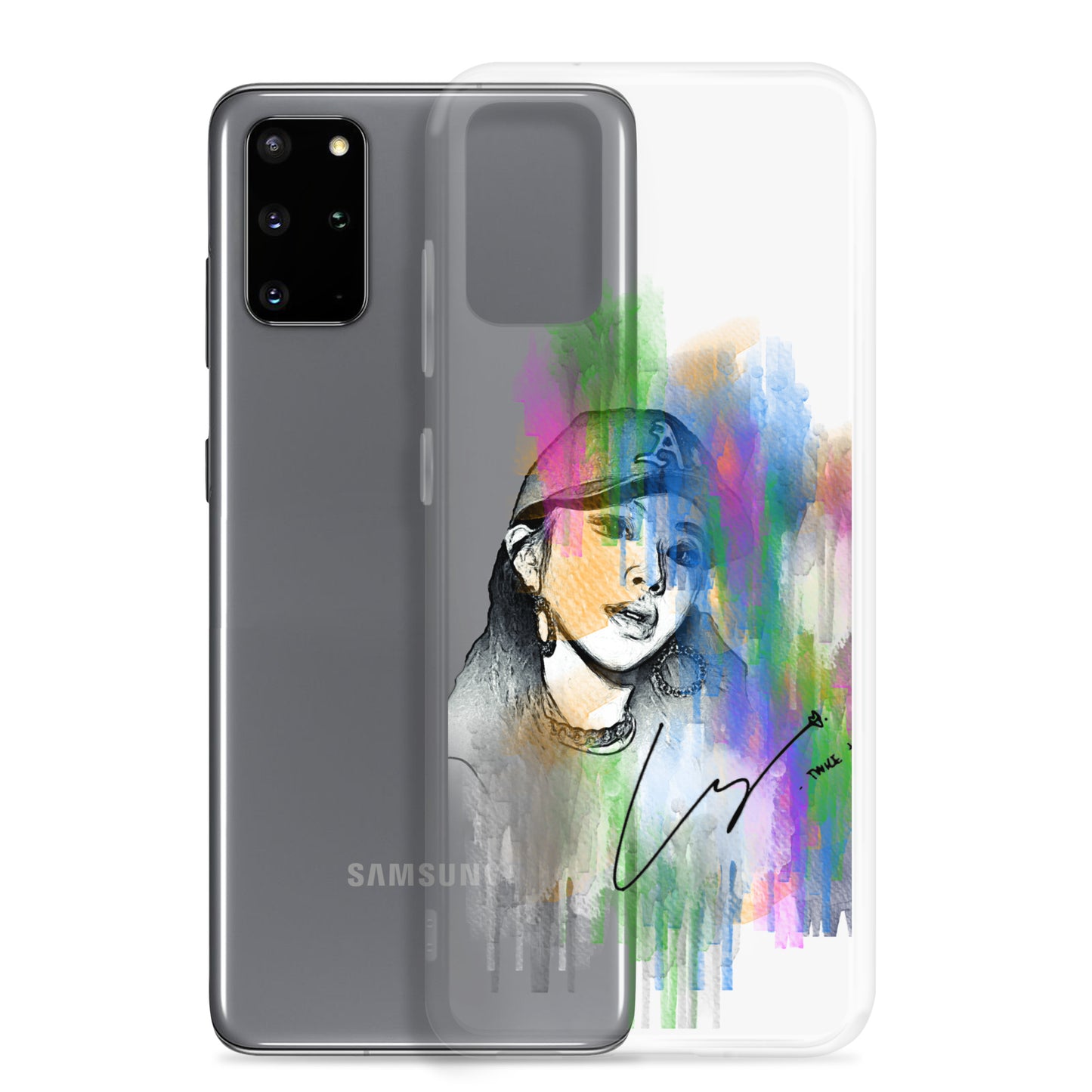 TWICE Chaeyoung, Son Chae-young Waterpaint portrait Samsung Case