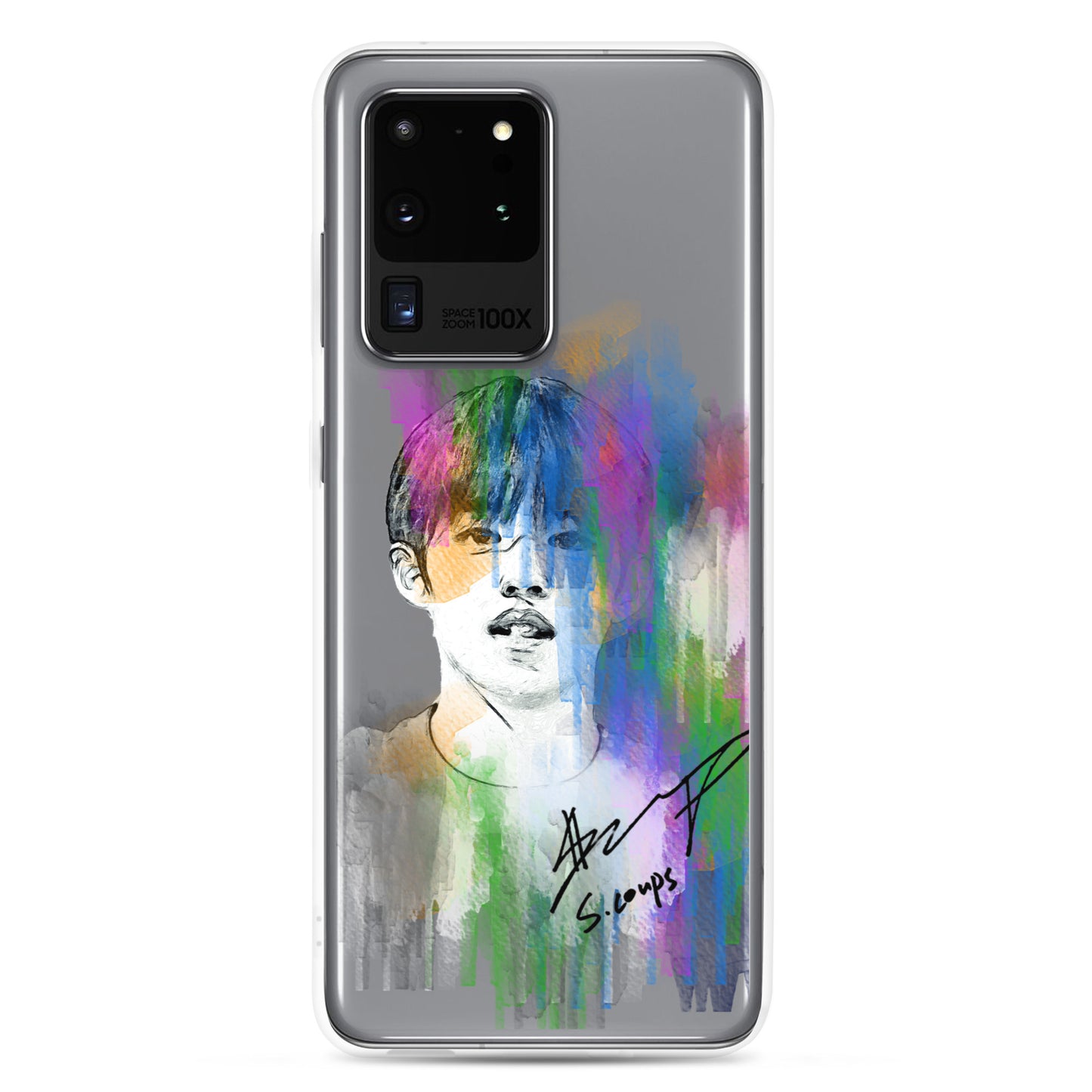 SEVENTEEN S.Coups, Choi Seung Cheol Waterpaint portrait Samsung Case