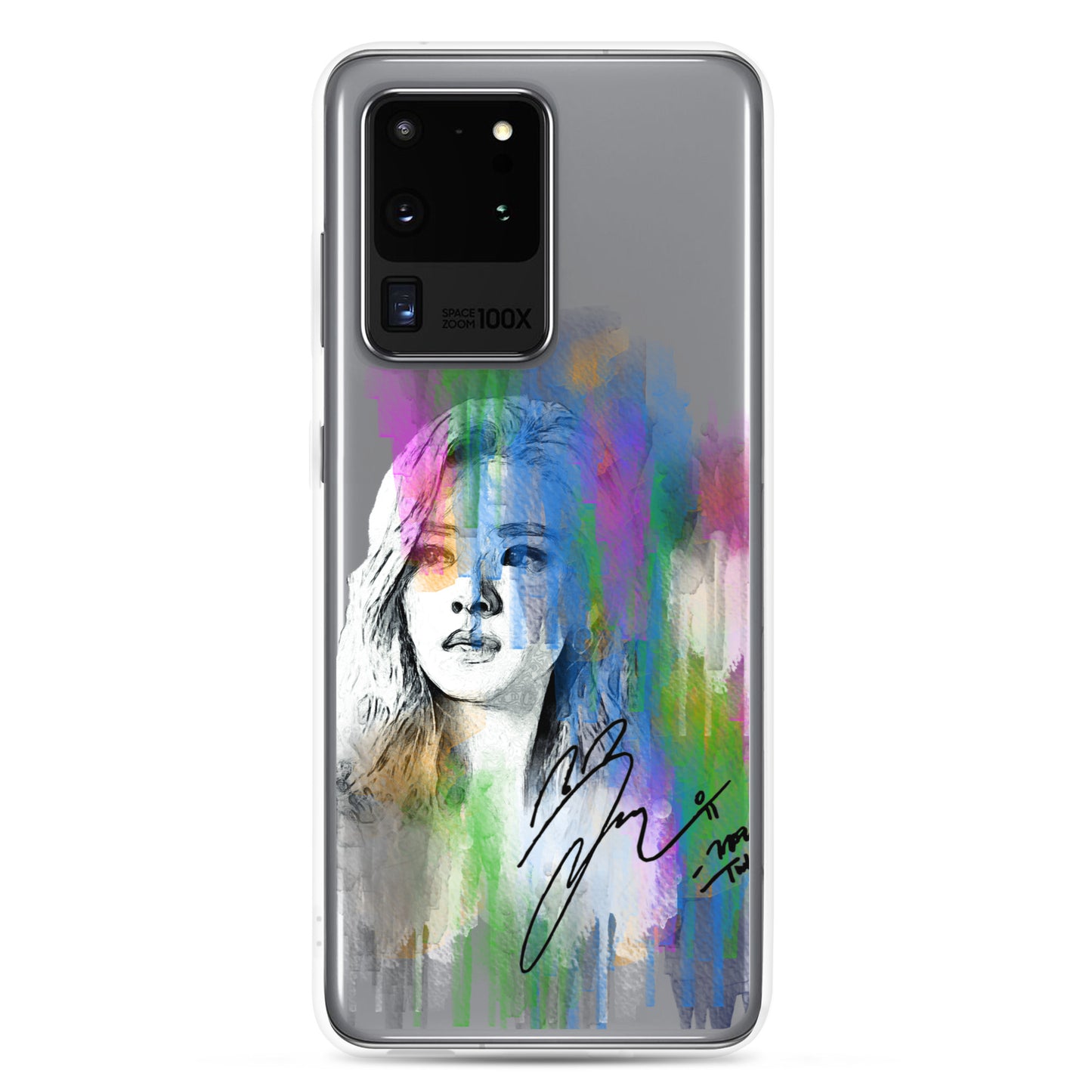 TWICE Jeongyeon, Yoo Jeong-yeon Waterpaint portrait Samsung Case