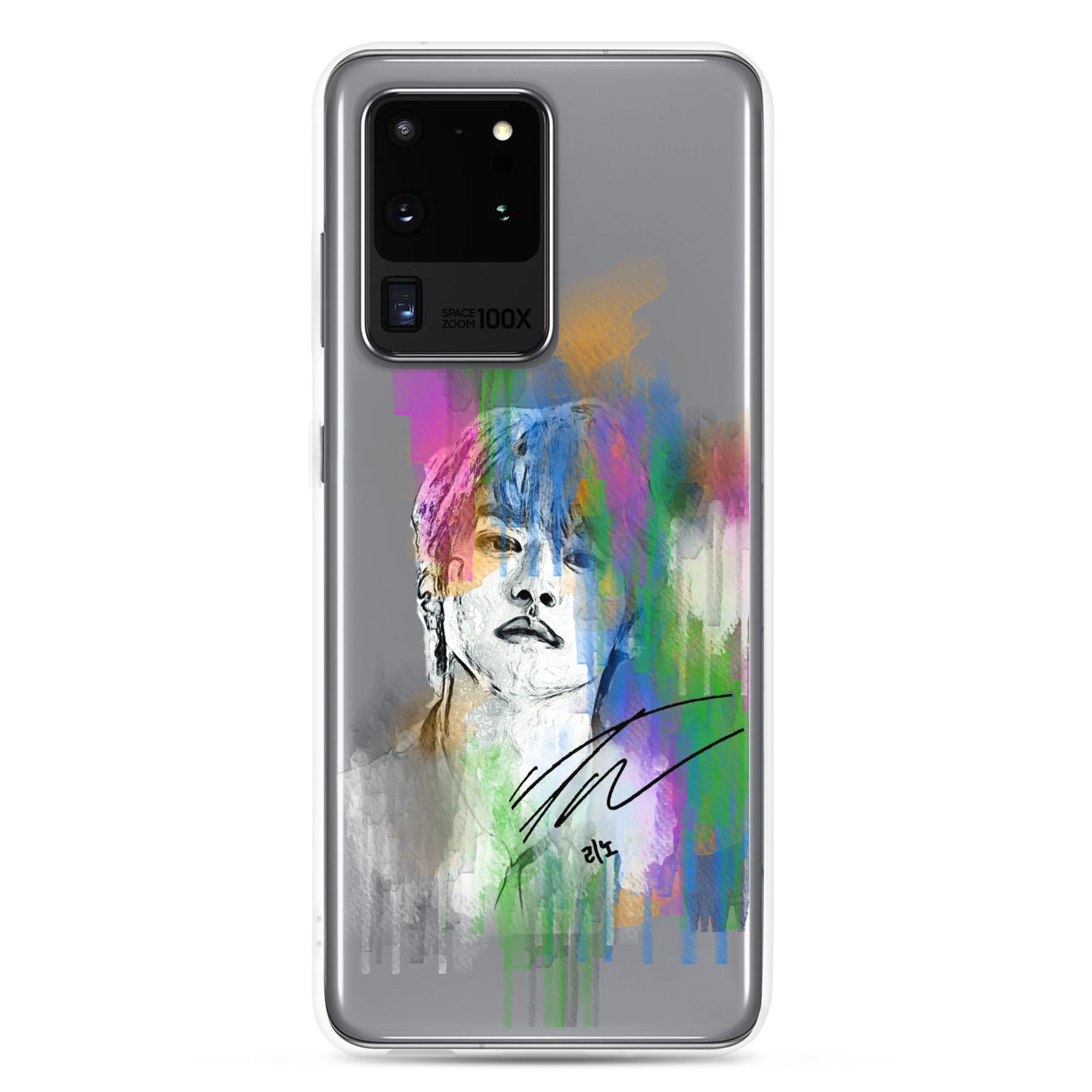 Stray Kids Lee Know, Lee Min-ho Waterpaint portrait Samsung Case