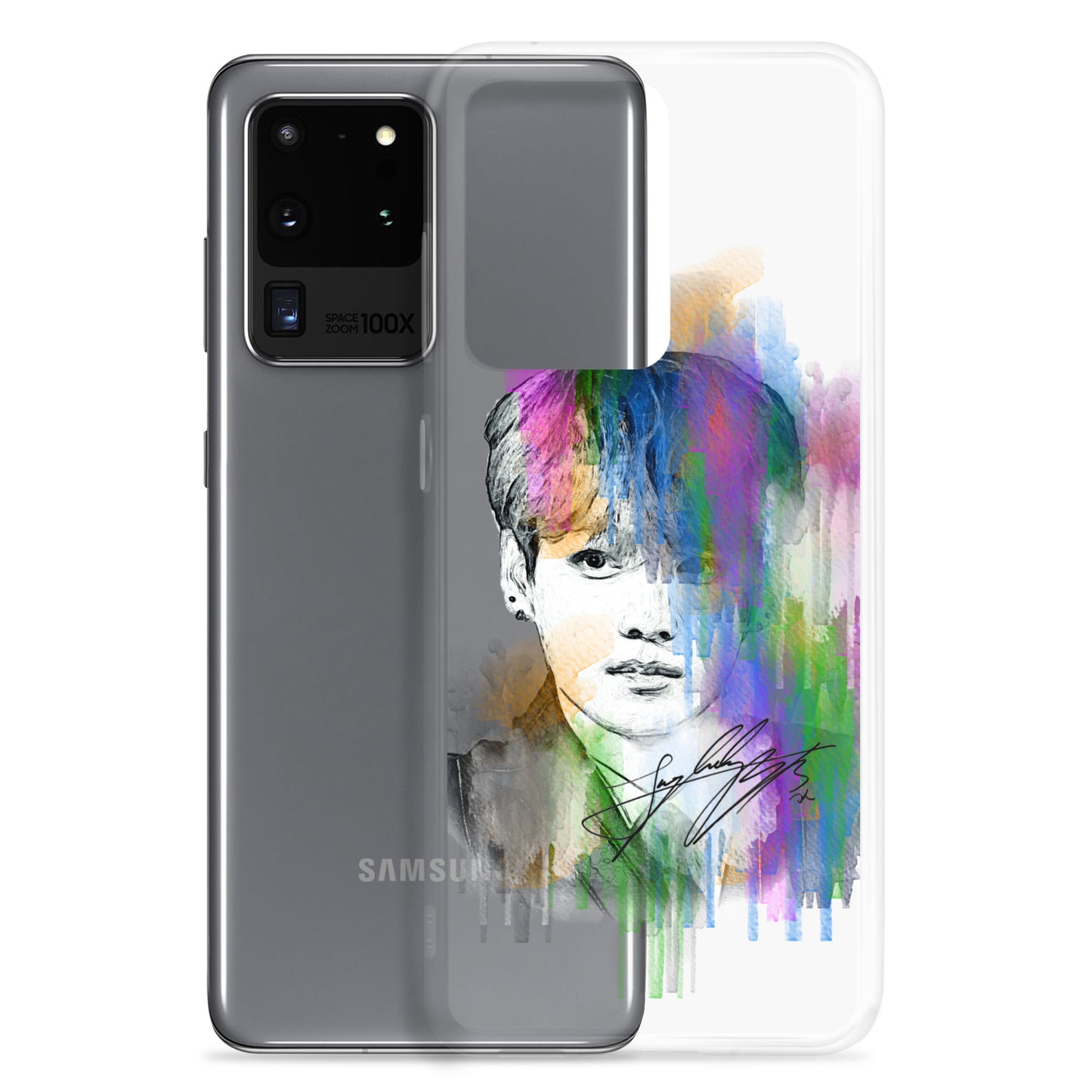 BTS Jungkook, Jeon Jung-kook Waterpaint portrait Samsung Case