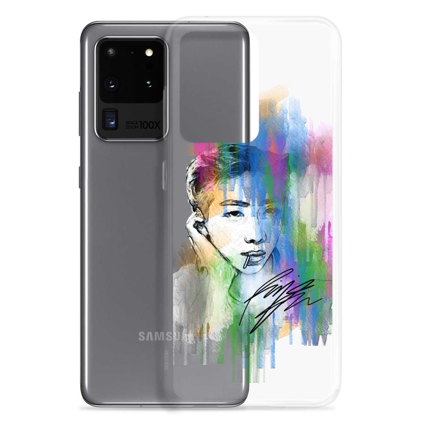 BTS RM, Kim Nam-joon Waterpaint portrait Samsung Case