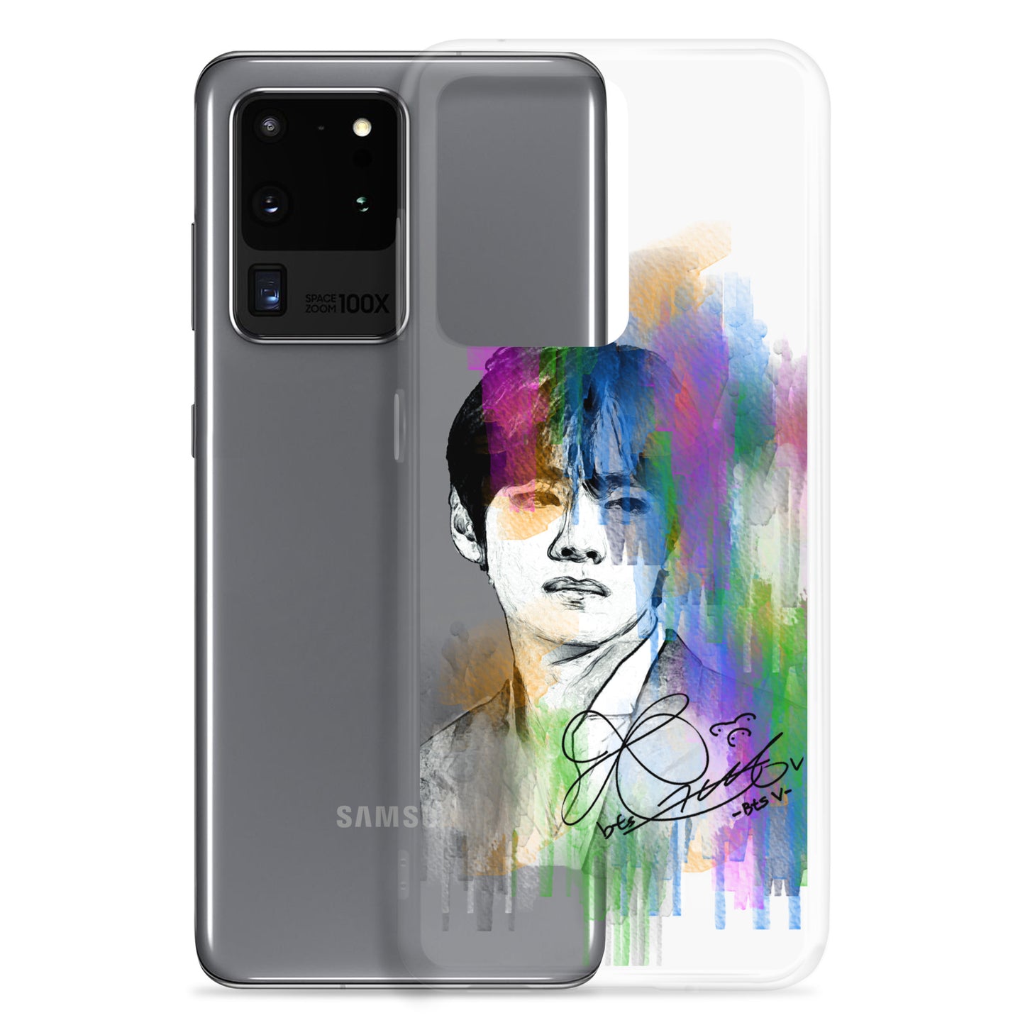 BTS V, Kim Tae-hyung Waterpaint portrait Samsung Case