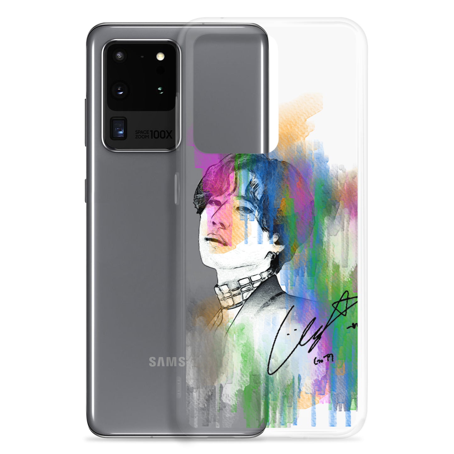 GOT7 Yugyeom, Kim Yu-gyeom Waterpaint portrait Samsung Case