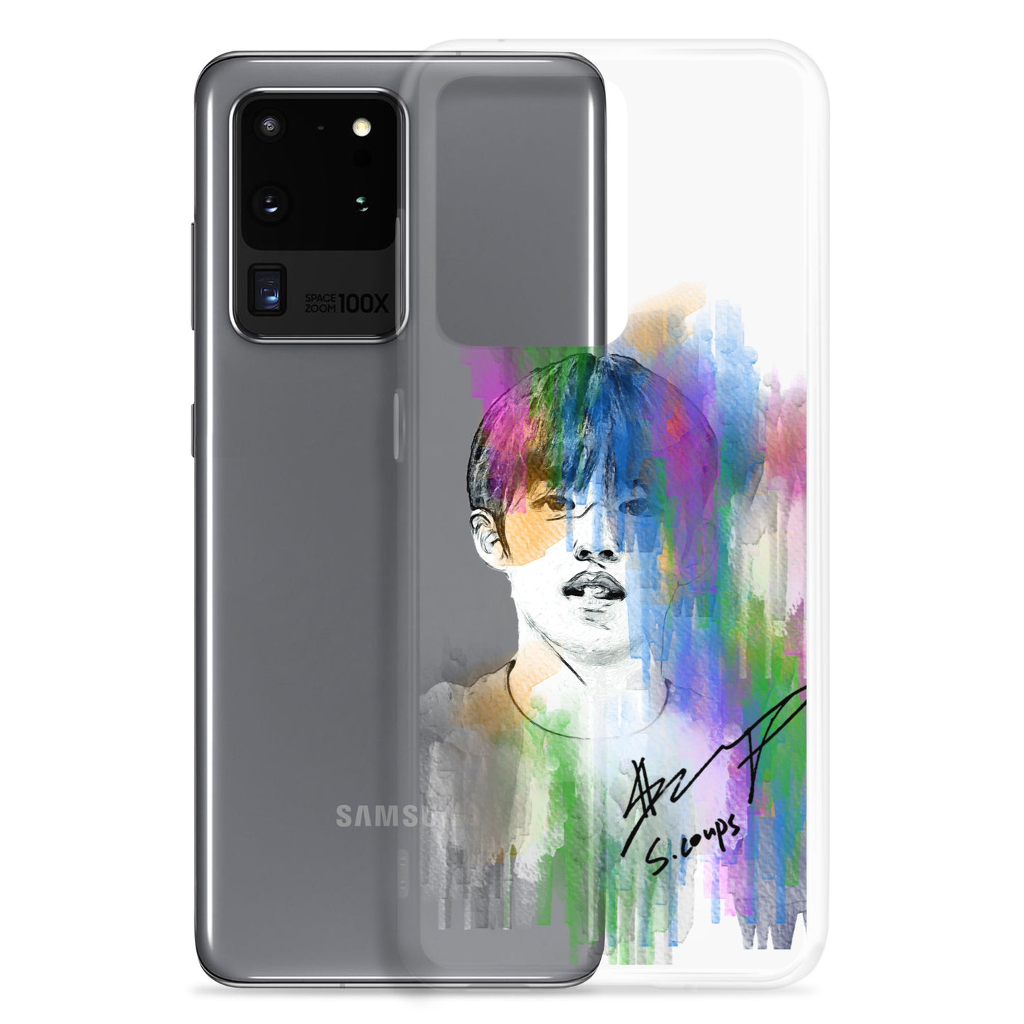 SEVENTEEN S.Coups, Choi Seung Cheol Waterpaint portrait Samsung Case