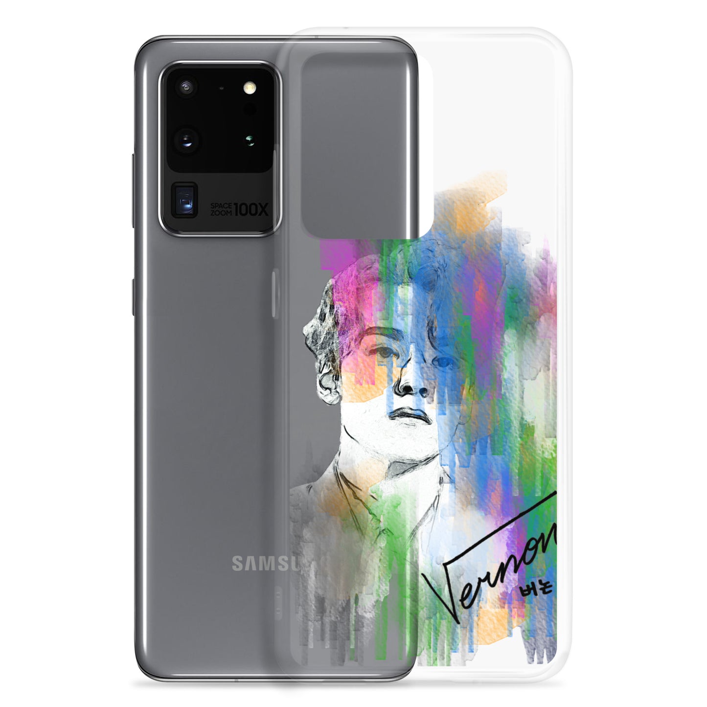 SEVENTEEN Vernon, Hansol Vernon Chwe Waterpaint portrait Samsung Case