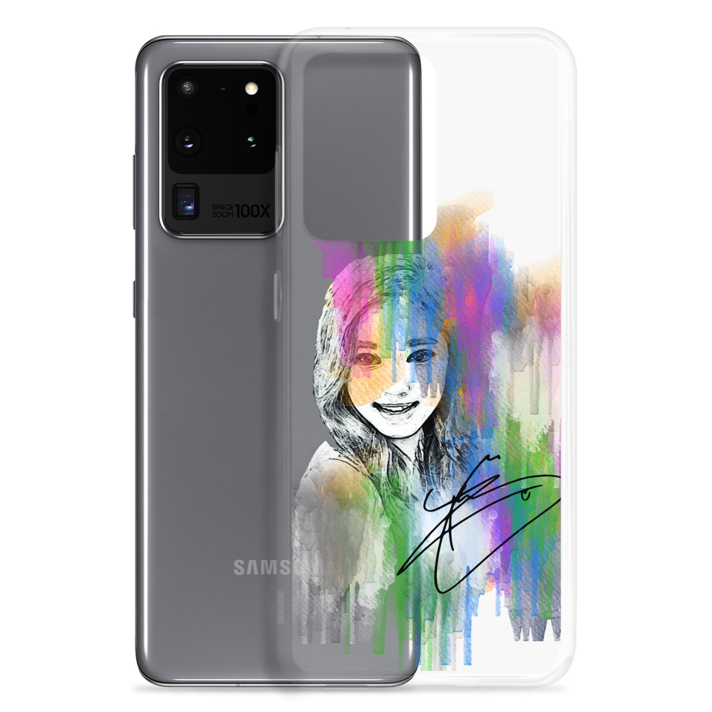 TWICE Tzuyu, Chou Tzu-yu Waterpaint portrait Samsung Case