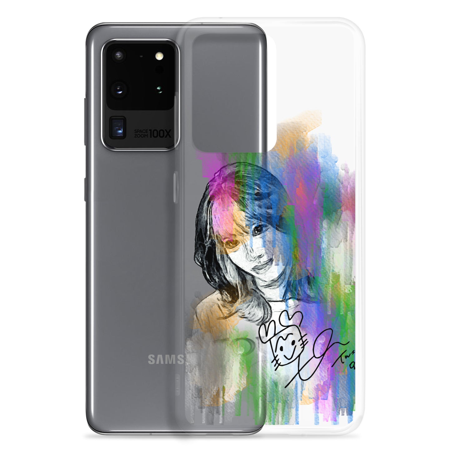 TWICE Momo , Hirai Momo Waterpaint portrait Samsung Case