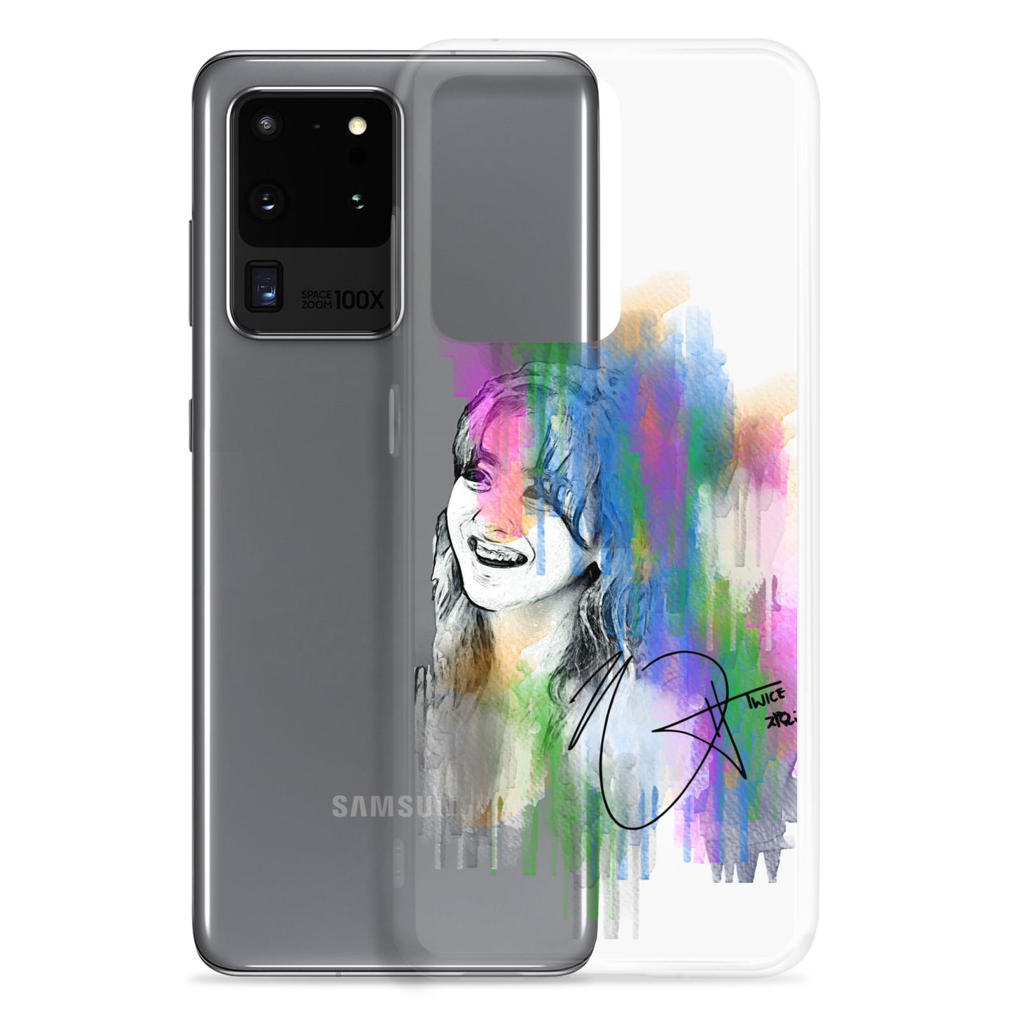 TWICE Jihyo, Park Ji-hyo Waterpaint portrait Samsung Case