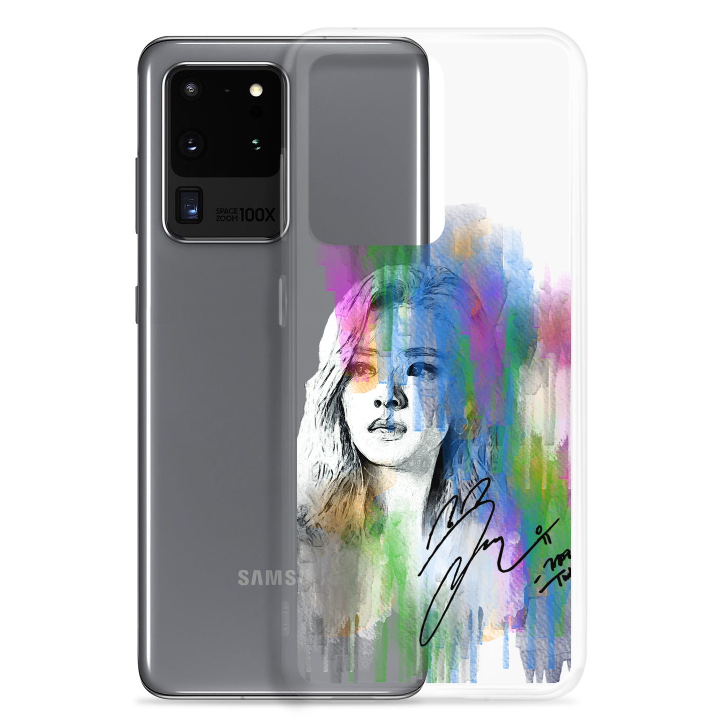 TWICE Jeongyeon, Yoo Jeong-yeon Waterpaint portrait Samsung Case