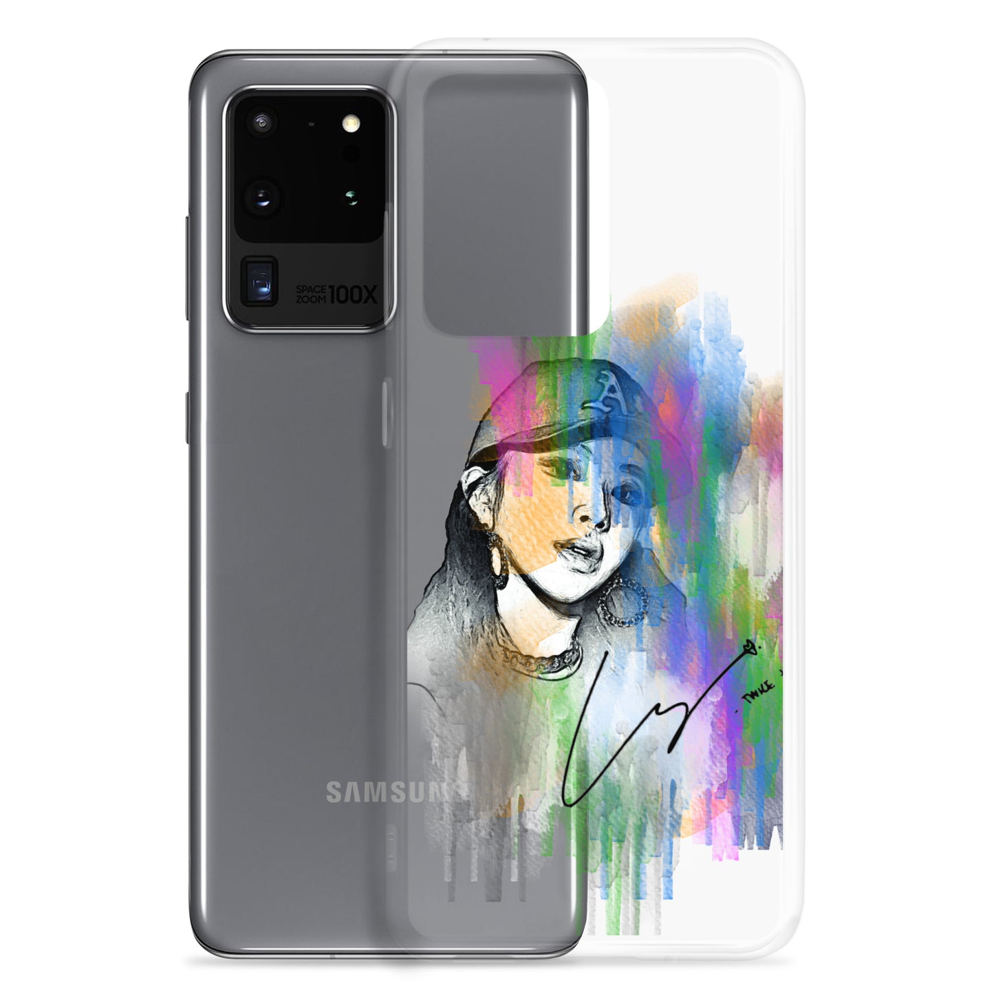 TWICE Chaeyoung, Son Chae-young Waterpaint portrait Samsung Case